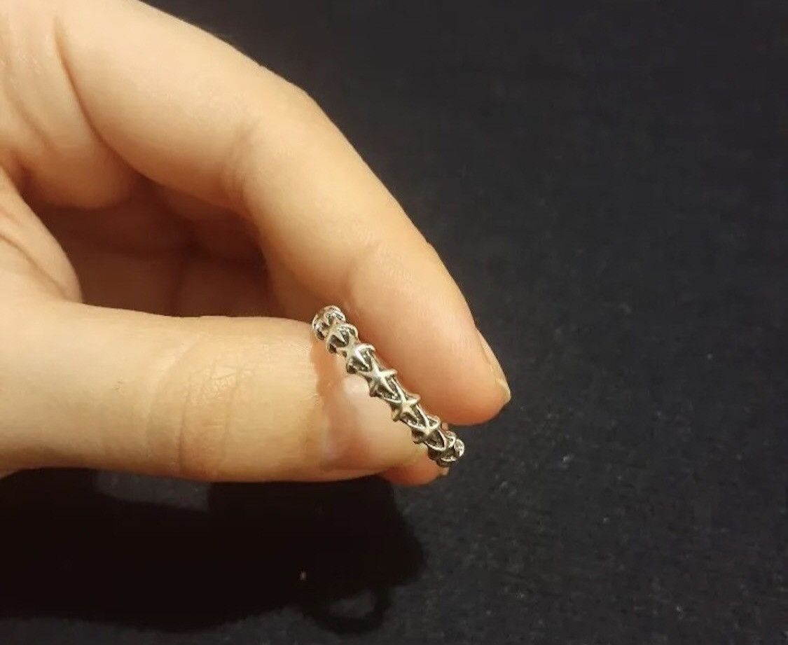 Jewelry 3 Pieces/ Set Moon Stars Adjustable Ring Size ONE SIZE - 5 Thumbnail