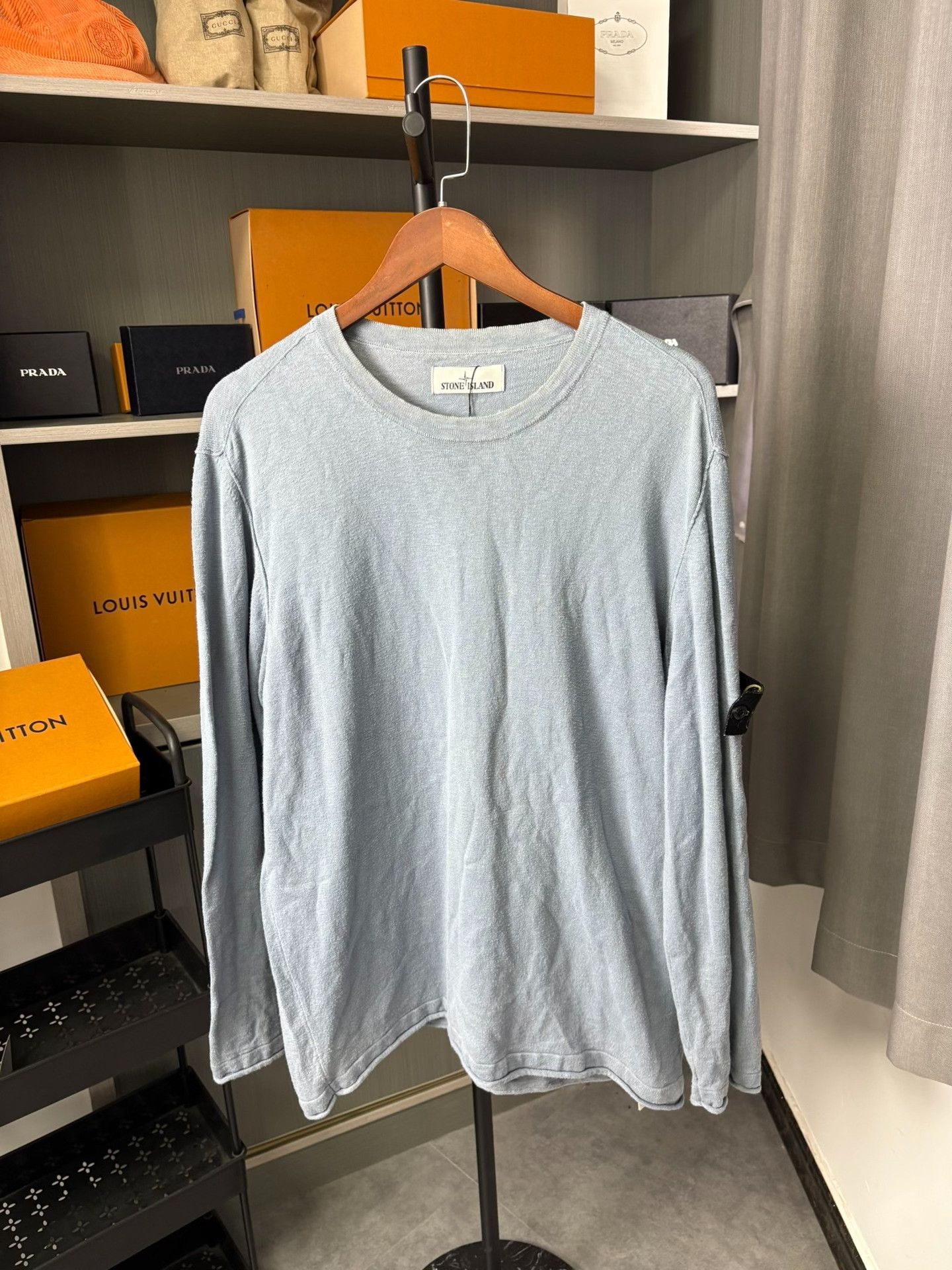 Stone Island Stone Island Blue T-Shirt M Men Size US M / EU 48-50 / 2 - 1 Thumbnail