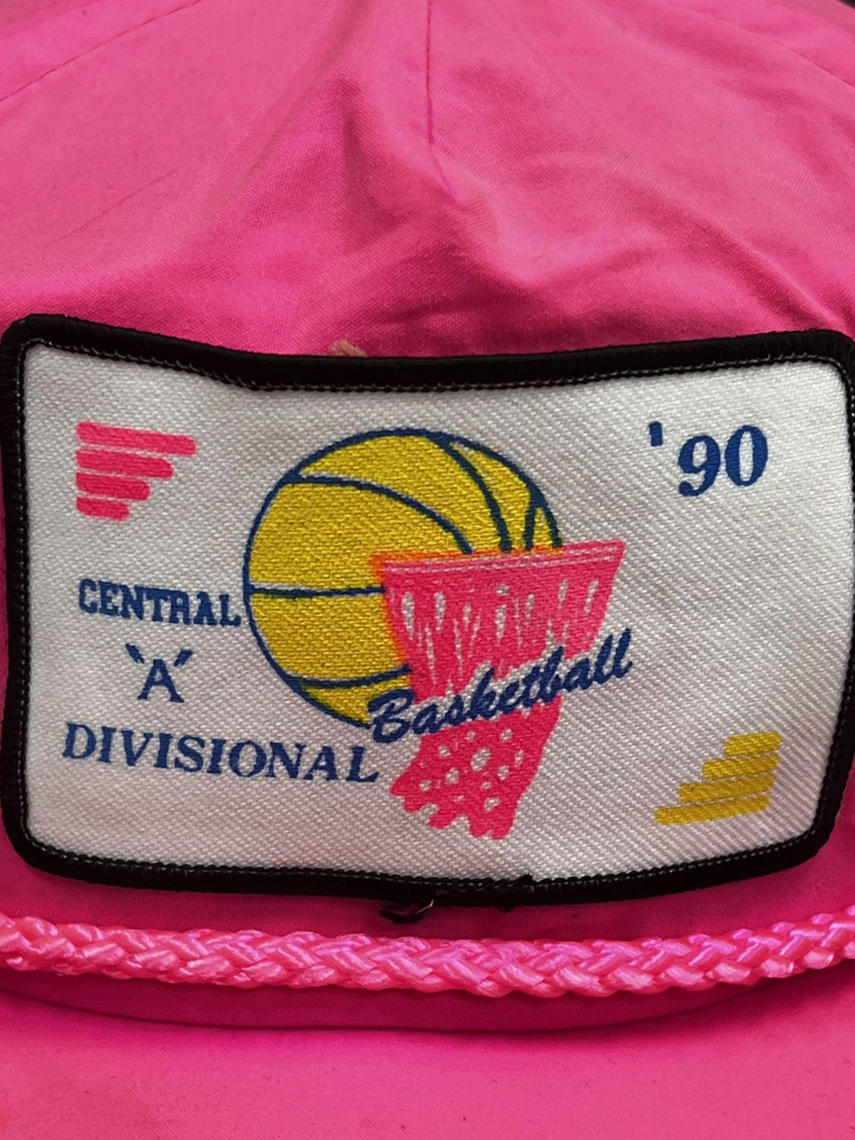Vintage 1990 Central A Division Basketball Strapback Hat Size ONE SIZE - 2 Thumbnail