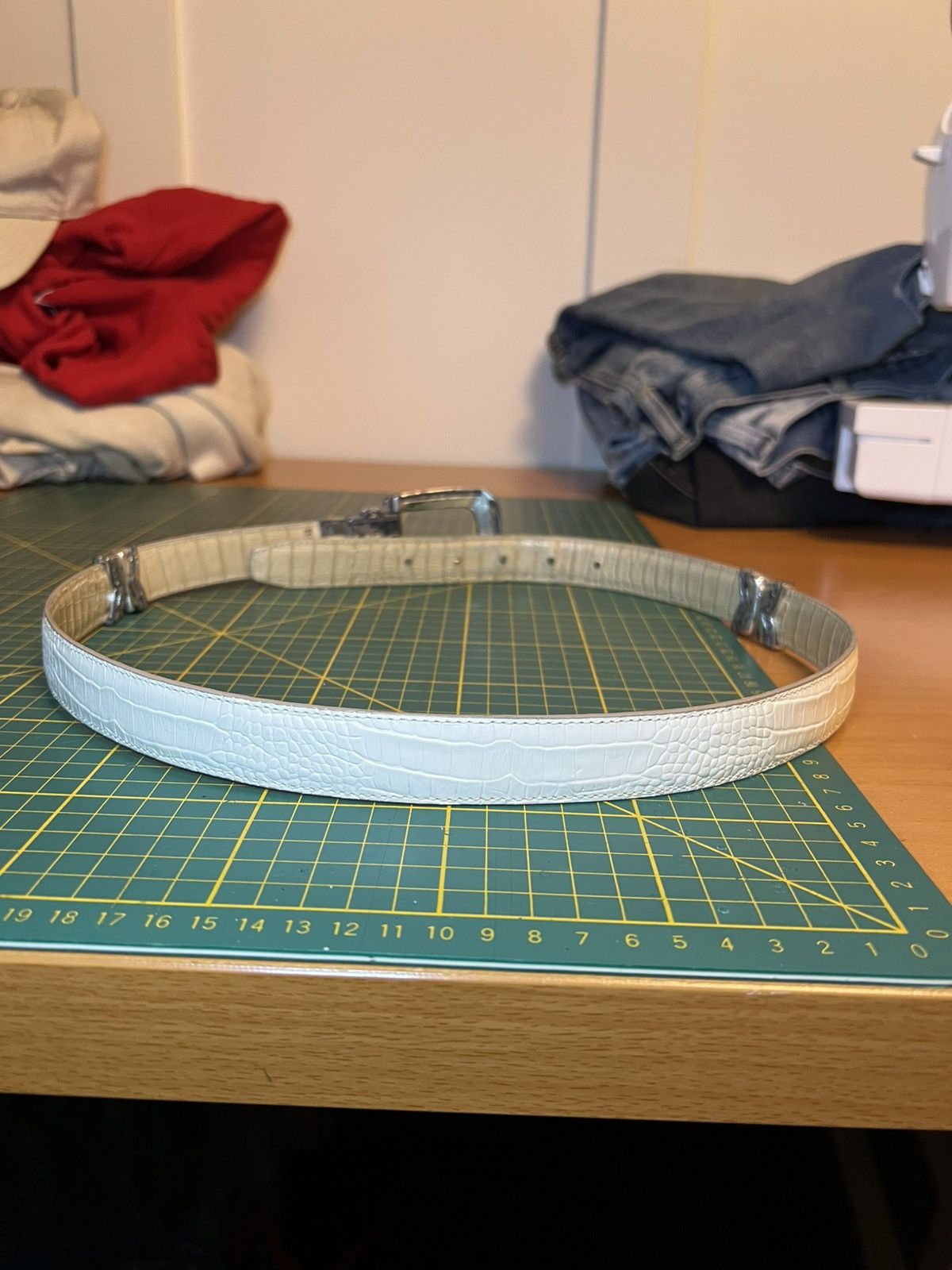 Brighton Vintage Brighton two tone interchangeable croc leather belt Size ONE SIZE - 16 Thumbnail