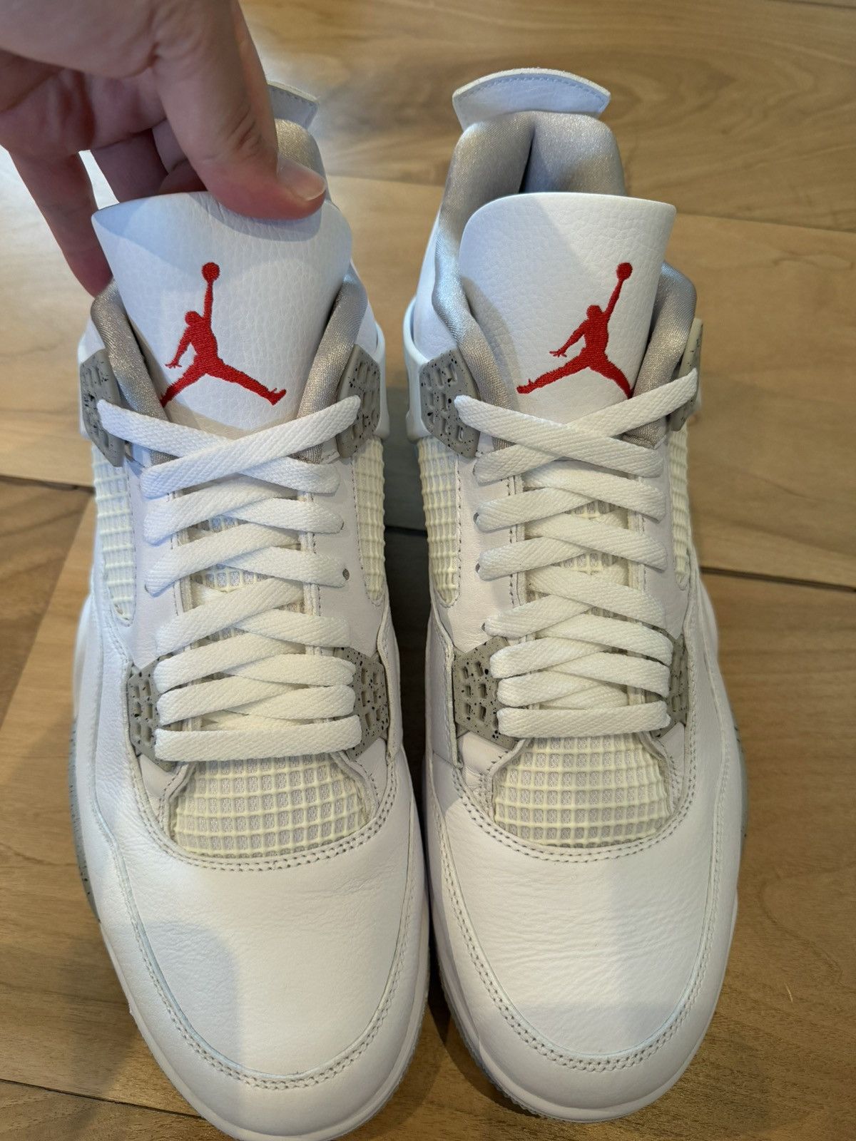 Jordan Brand Air Jordan 4 Retro White Oreo 2021 Size US 14 / EU 47 - 2 Thumbnail