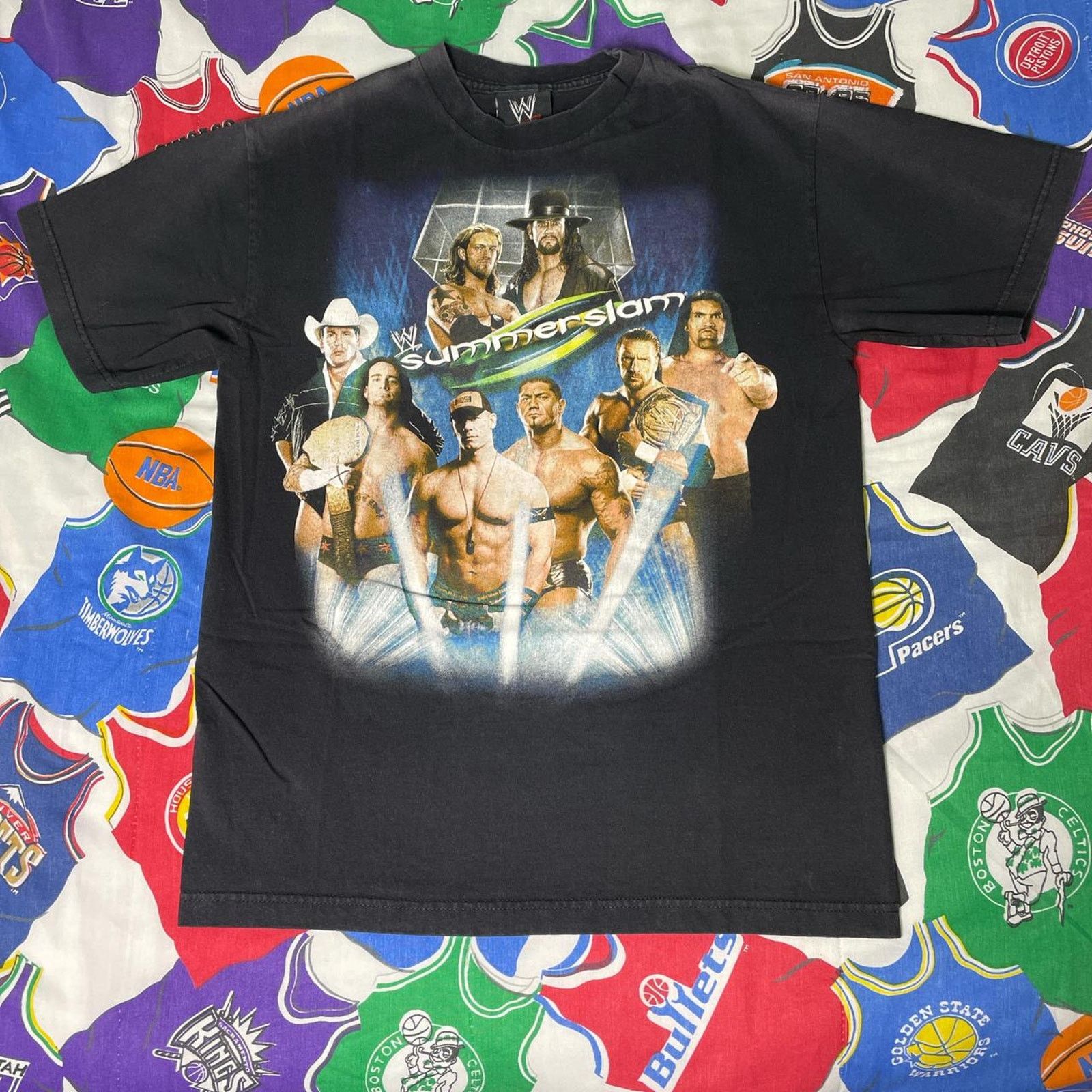 Vintage × WWE VTG 2008 WWE Summer Slam Mens Sz M T-Shirt Wrestling Y2K Size US M / EU 48-50 / 2 - 1 Thumbnail