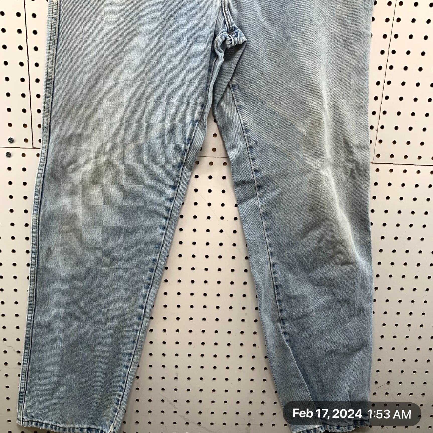 Harley Davidson VINTAGE Harley-Davidson Blue Denim Jeans Mens Regular Fit 32x30 Distressed USA Size US 32 / EU 48 - 3 Thumbnail