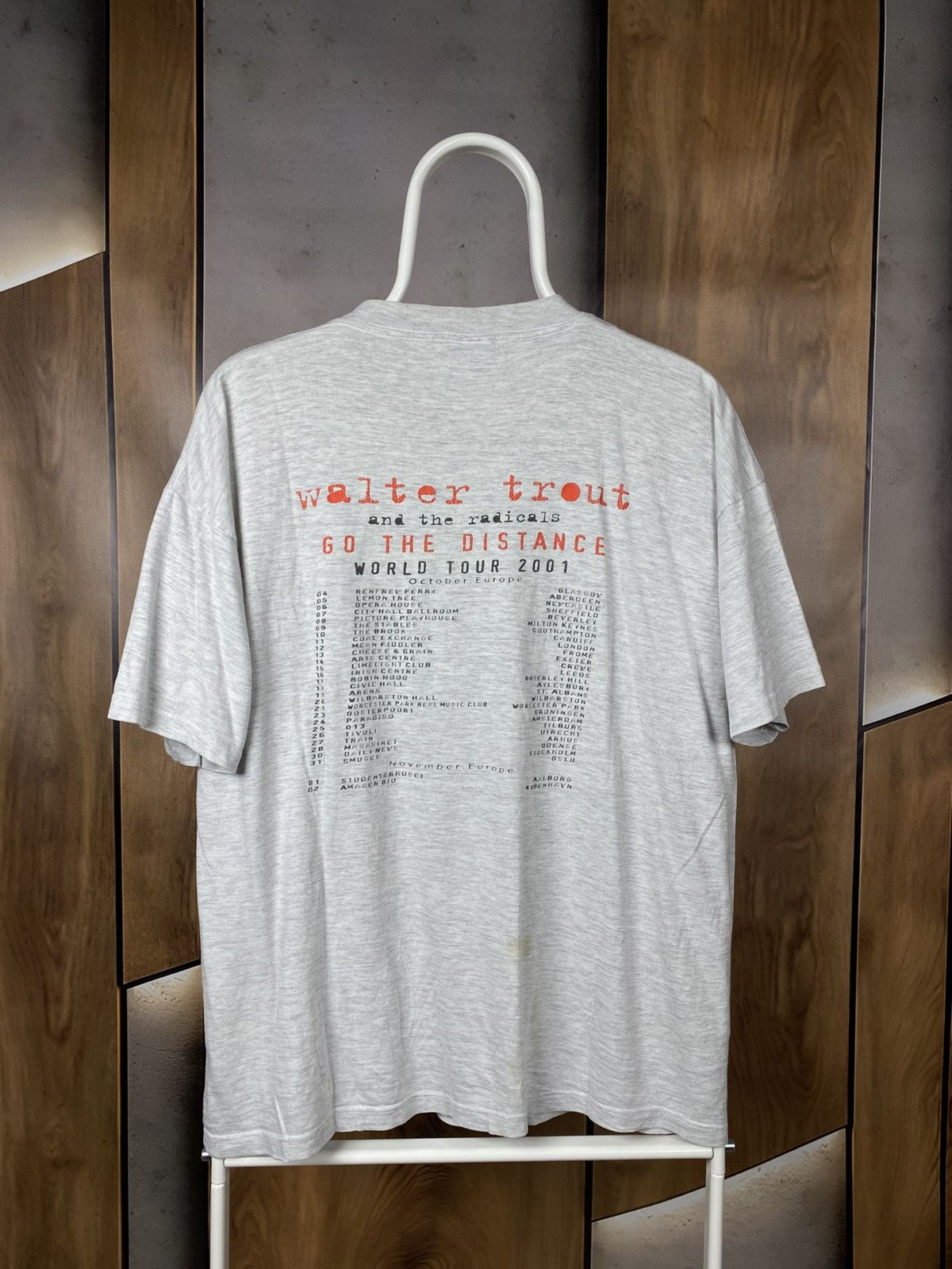 Band Tees 🎸Vintage Walter Trout 2001 The Radicals Go The Distance Tee🎸 Size US L / EU 52-54 / 3 - 2 Thumbnail