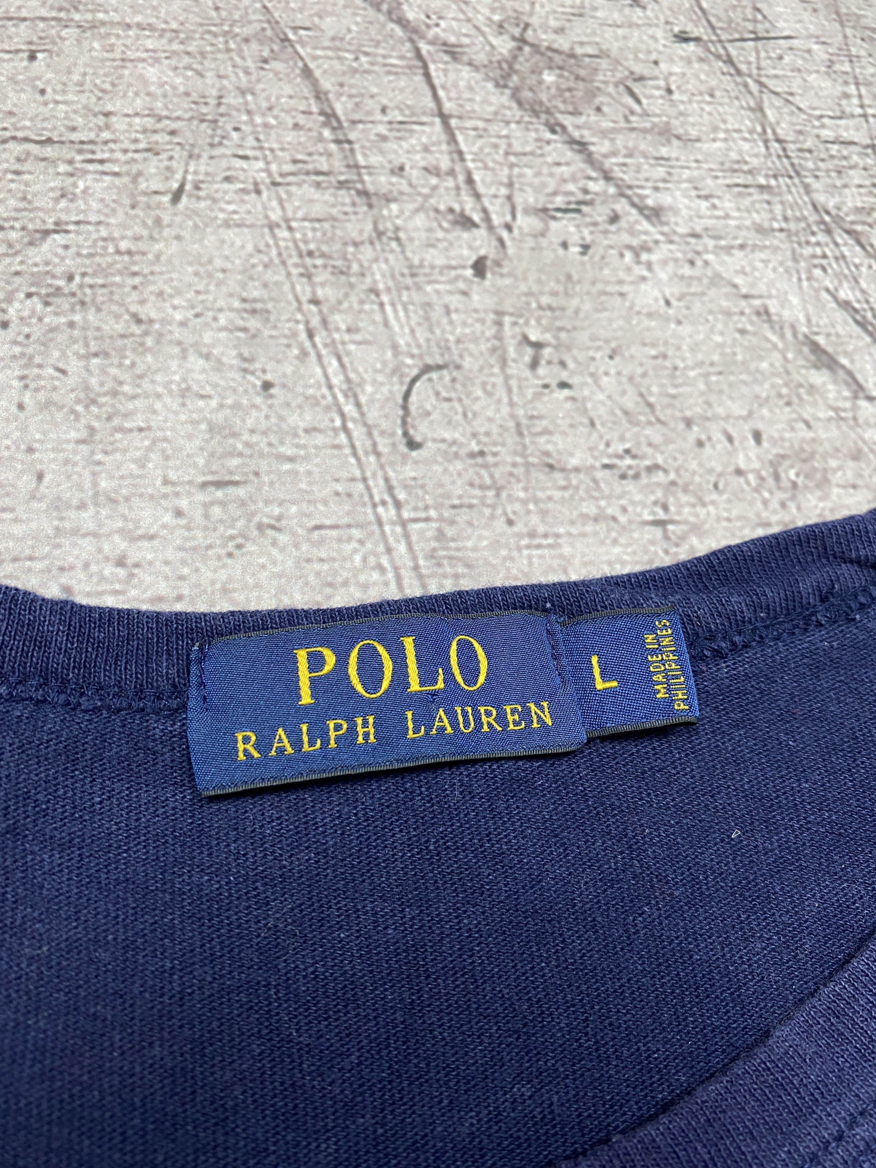 Polo Ralph Lauren × Ralph Lauren Polo Ralph Lauren Vintage Mens Big Logo Long Sleeve T-Shirt Size US L / EU 52-54 / 3 - 5 Thumbnail