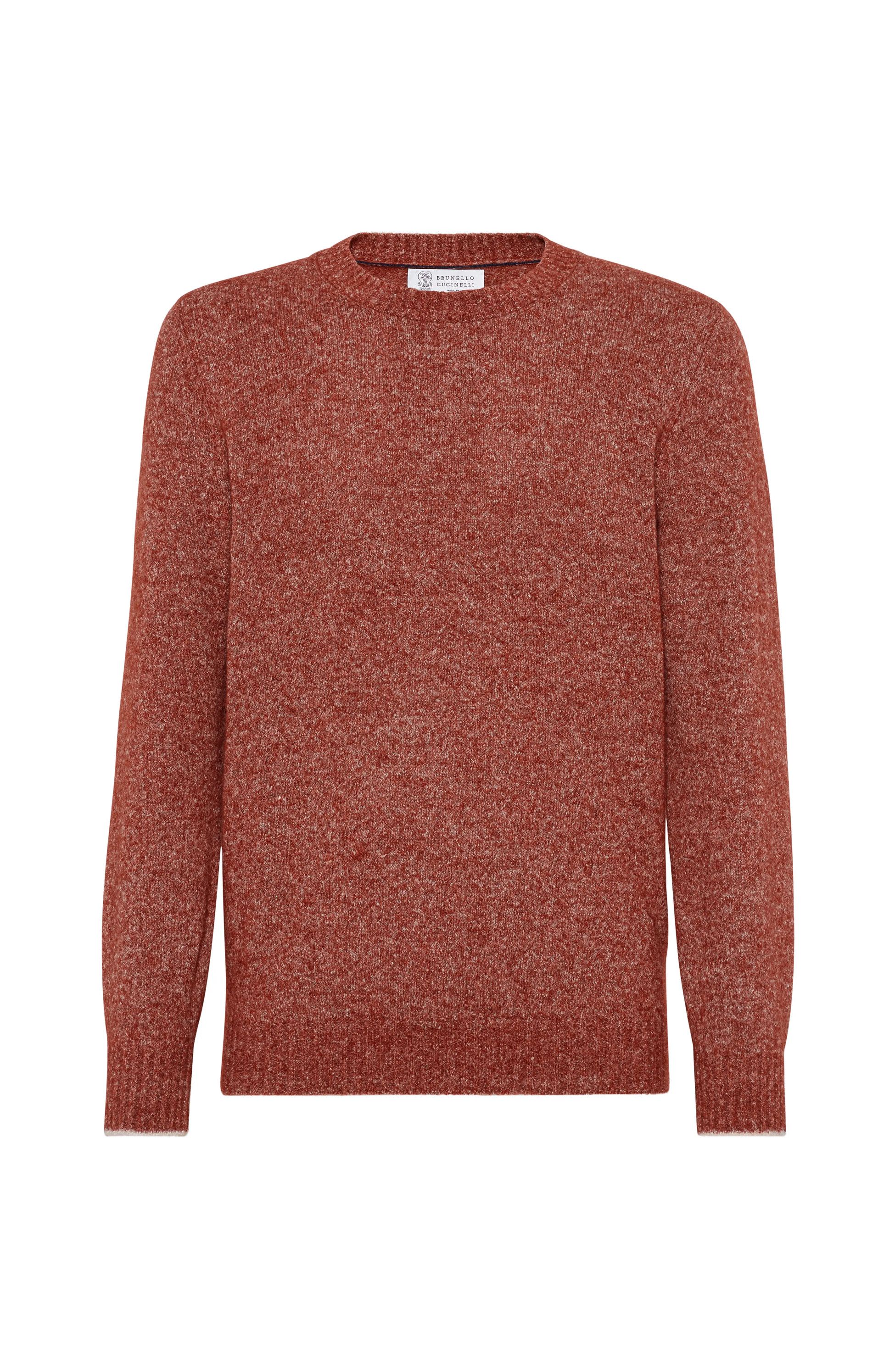 Brunello Cucinelli o1w1db10924 Cashmere Sweater in Red Size US XXL / EU 58 / 5 - 1 Thumbnail