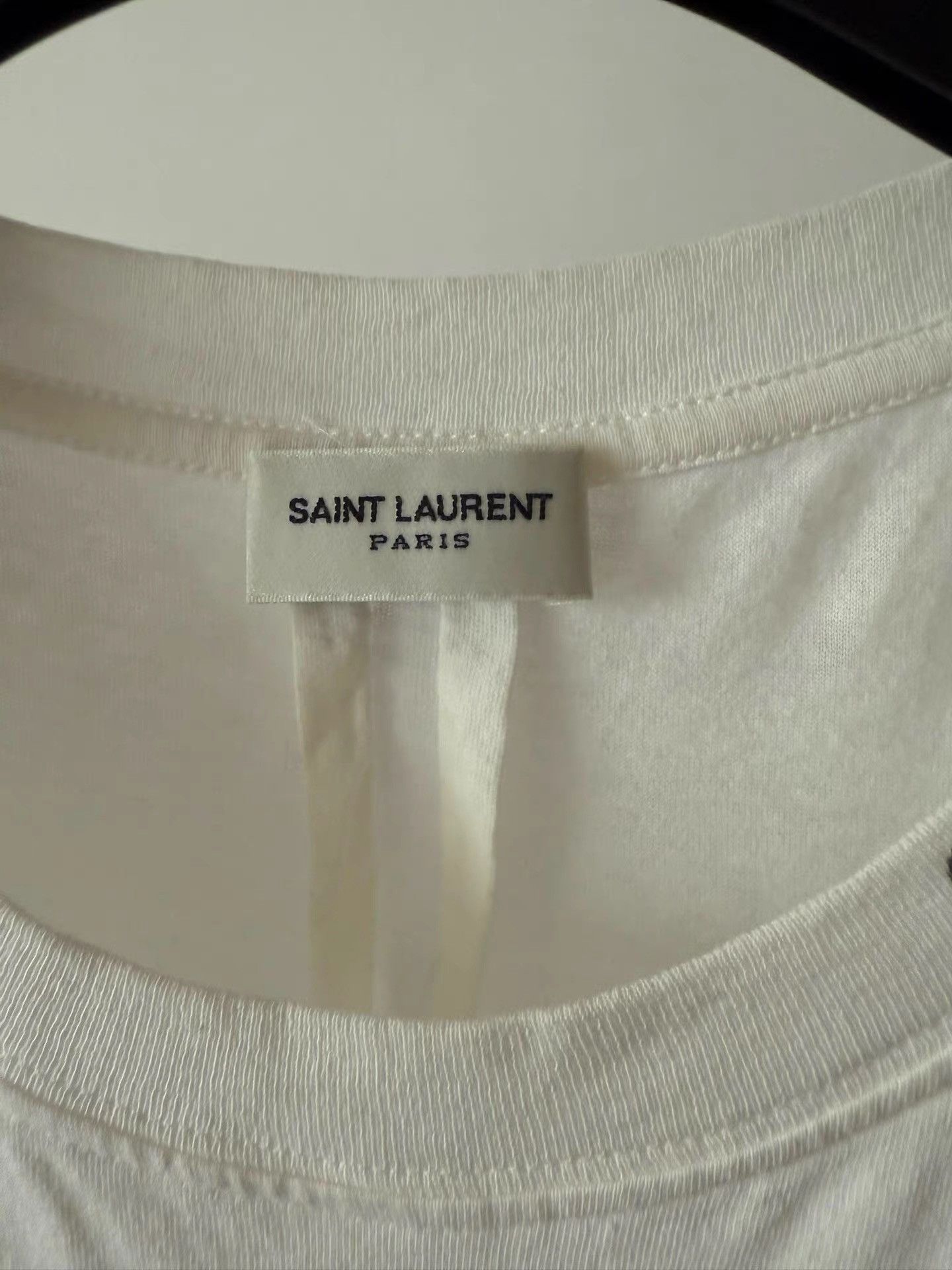 Saint Laurent Paris Saint Laurent star and moon T-shirt K33 Size US M / EU 48-50 / 2 - 4 Thumbnail