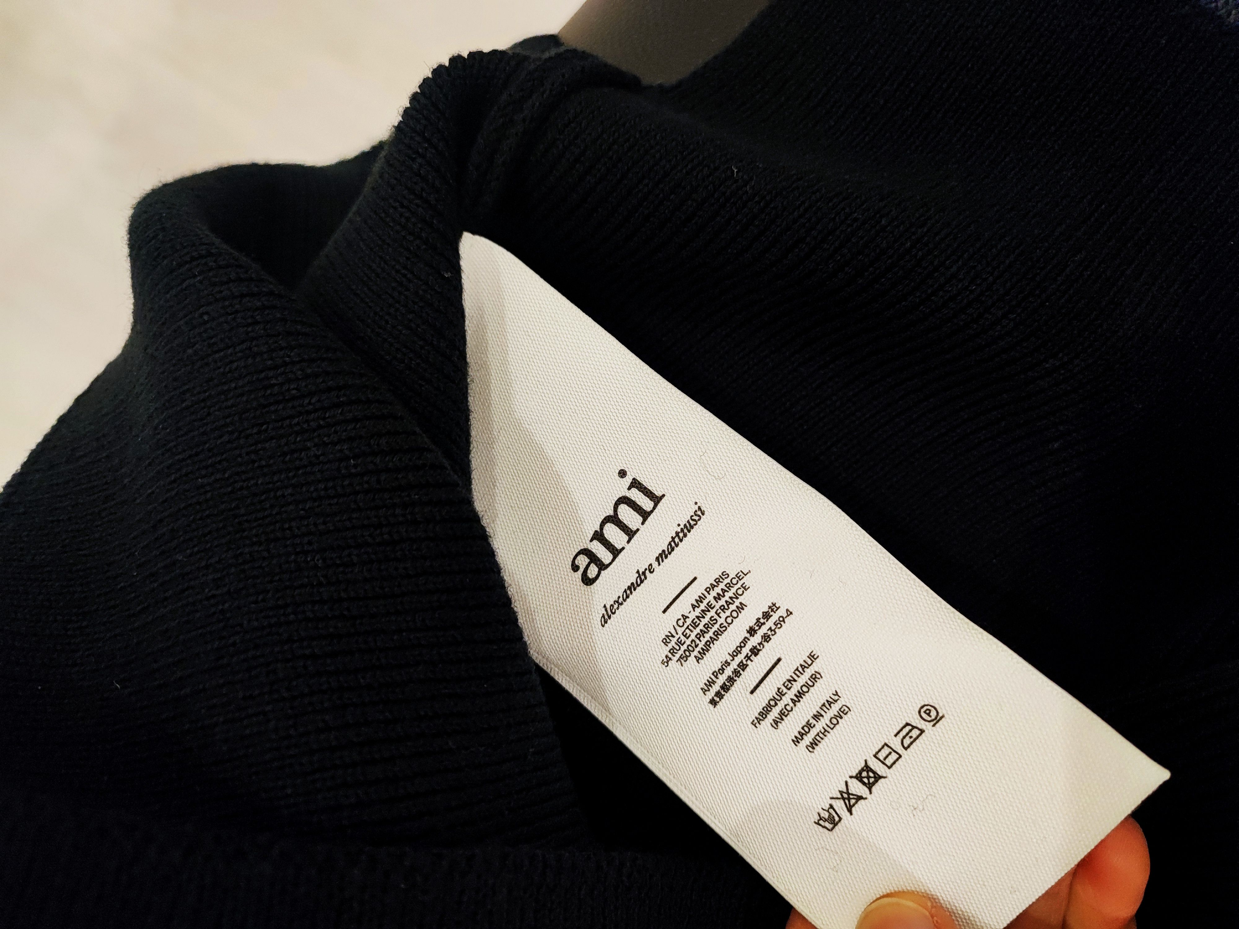 AMI Ami Paris - Ami De Cœur cotton-blend cropped polo Size US S / EU 44-46 / 1 - 8 Thumbnail