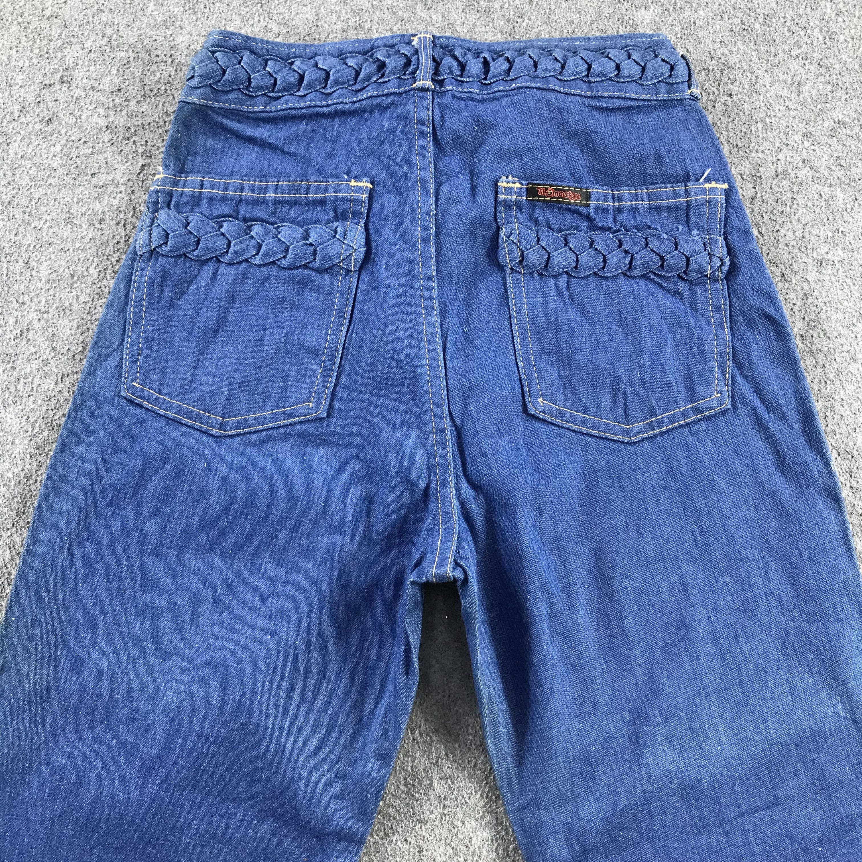 Japanese Brand Vintage Thomaston Flare Jeans Bell Bottom Denim KJ3389 Size 23" - 4 Thumbnail