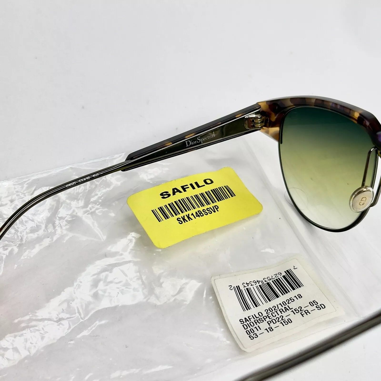 Christian Dior Monsieur CHRISTIAN DIOR SPECTRAL Brown Fashion Sunglass DIORSPECTRAL Size ONE SIZE - 6 Thumbnail