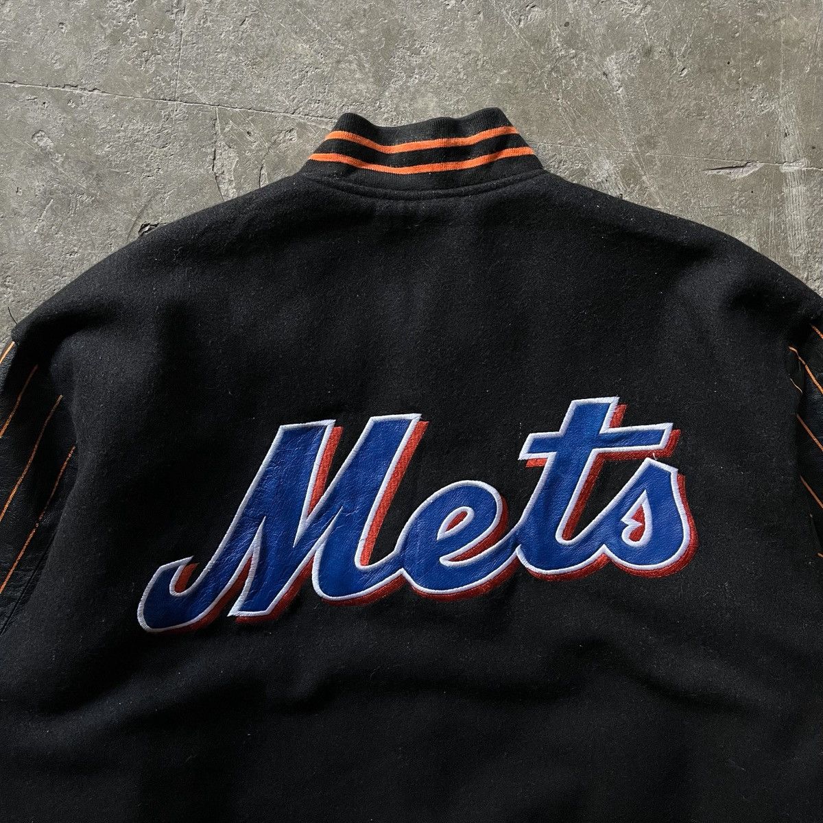 JH Design Vintage JH DESIGN NY mets reversible varsity jacket Size US XL / EU 56 / 4 - 5 Thumbnail