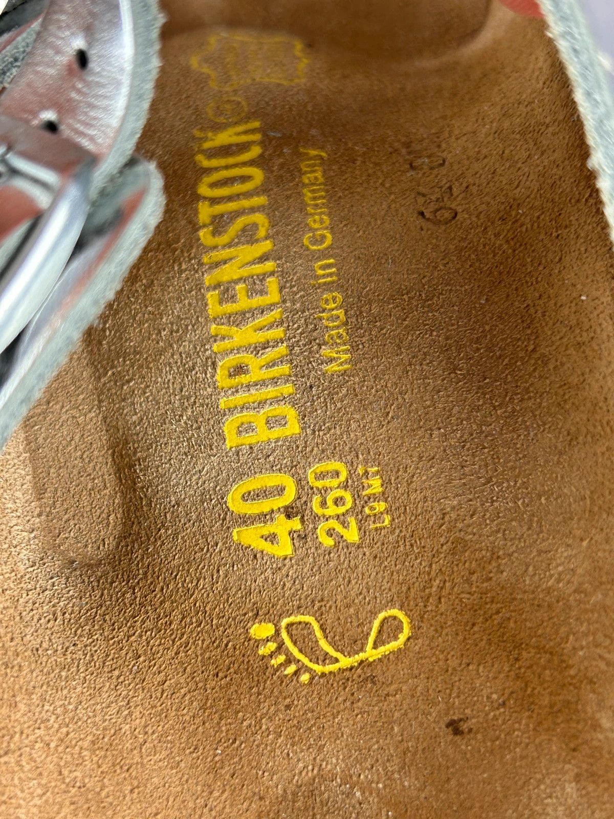 Birkenstock Birkenstock made in germany Mules brown silver Size US 9.5 / IT 39.5 - 9 Thumbnail