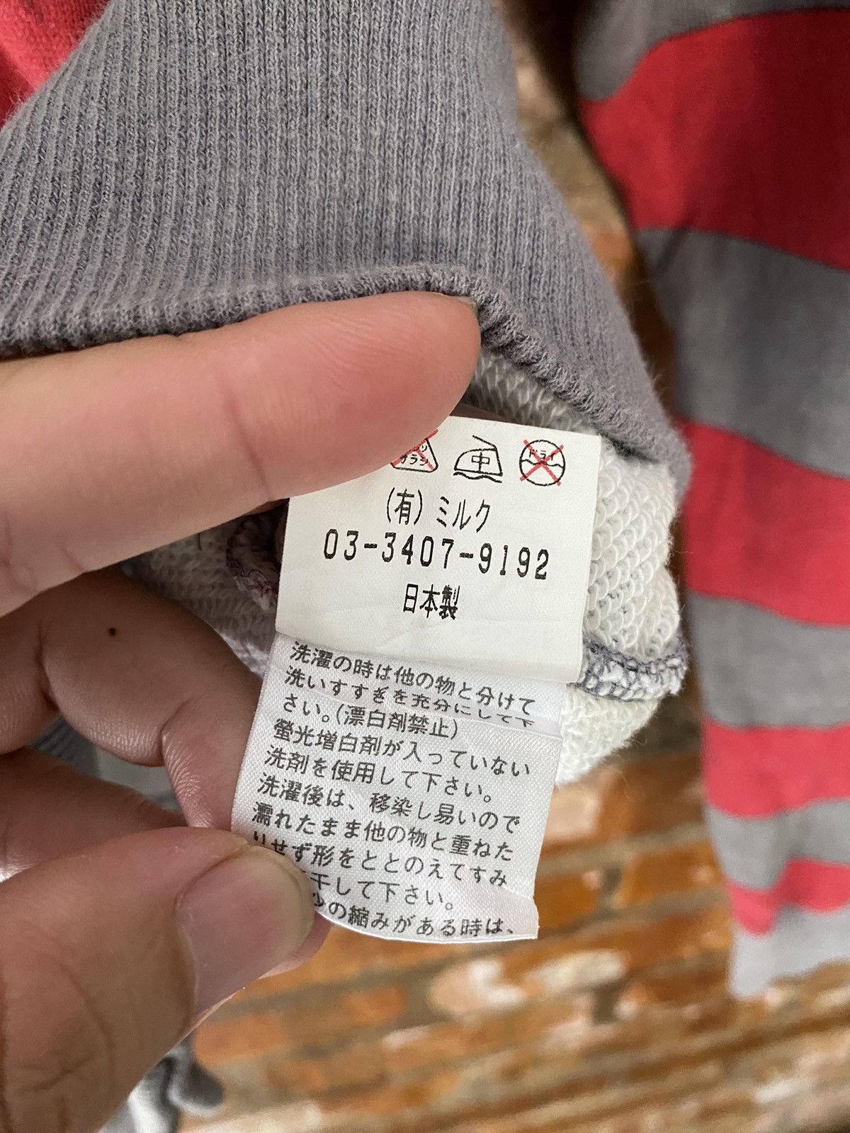 Japanese Brand 90's MILK , MILK BOY punk border shirt Size M / US 6-8 / IT 42-44 - 16 Thumbnail