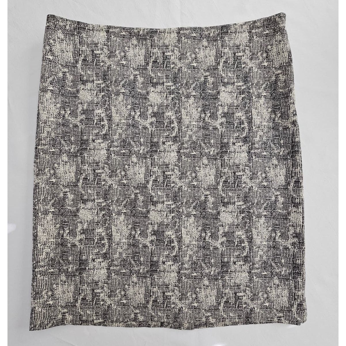 & Other Stories MM. LAFLEUR Black/Cream Pencil Crackle Noho Skirt 12 Size 34" / US 12 / IT 48 - 4 Thumbnail