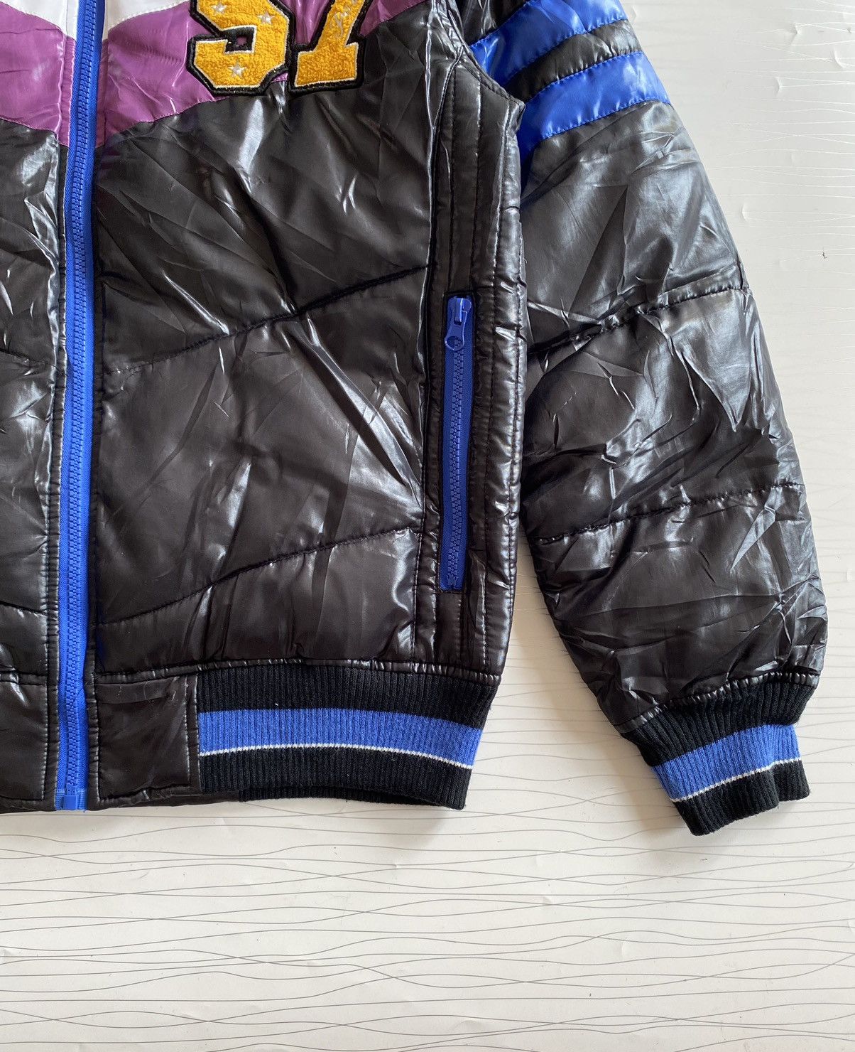 If Six Was Nine × Japanese Brand × Le Grande Bleu (L.G.B.) NYLAUS FAUX FUR HOODIE PUFFER JACKET Size US L / EU 52-54 / 3 - 14 Thumbnail