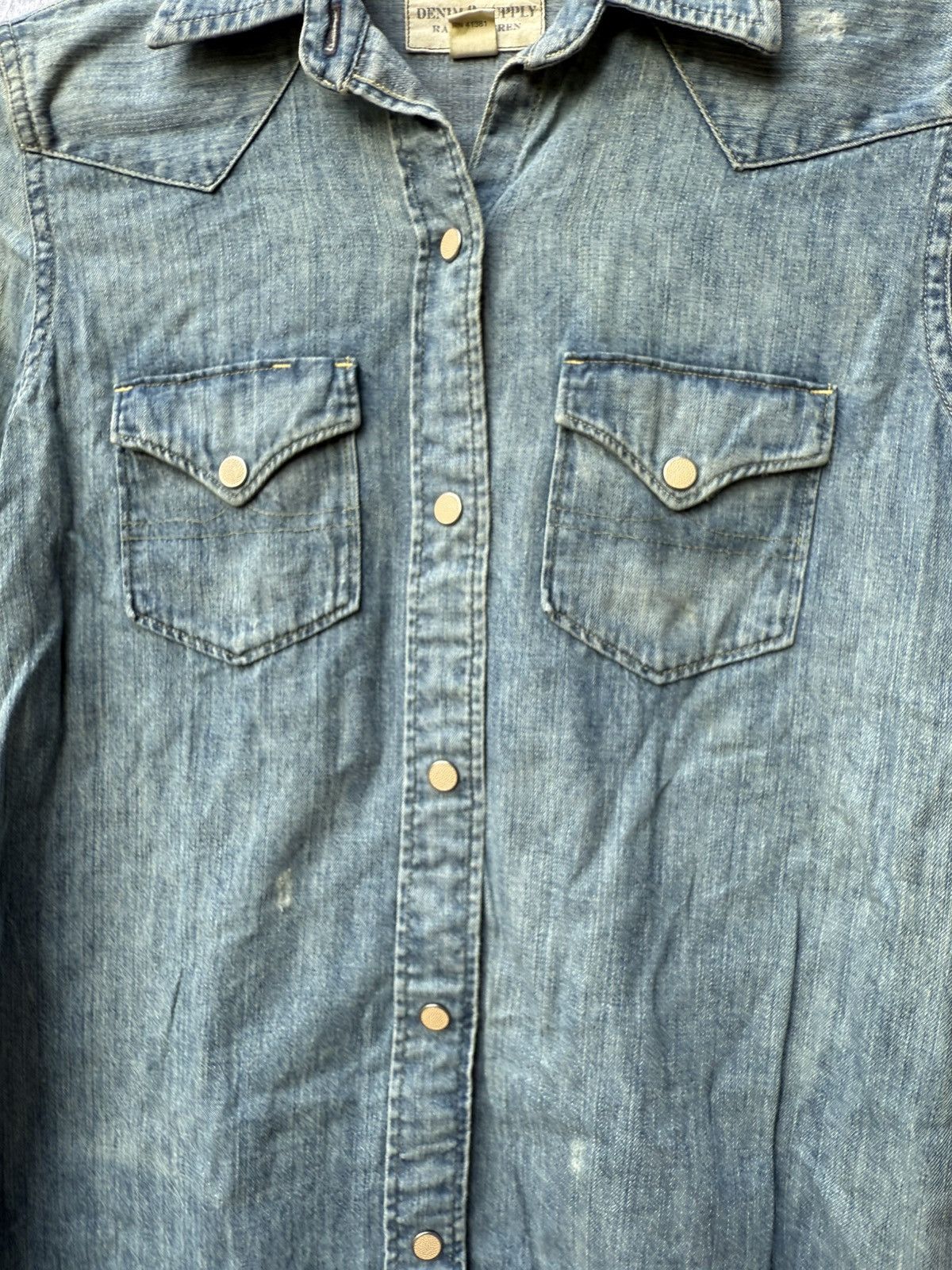 RRL Ralph Lauren Ralp Lauren Supply Denim Button Up Size US S / EU 44-46 / 1 - 6 Thumbnail