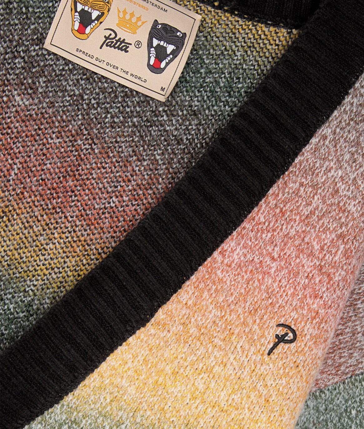 Patta PATTA SPACE DYE KNITTED CARDIGAN Size US XL / EU 56 / 4 - 5 Thumbnail