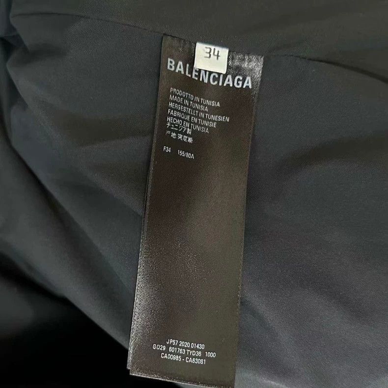 Balenciaga Balenciaga size 34 Buckle Logo Cotton Coat Size S / US 4 / IT 40 - 4 Thumbnail