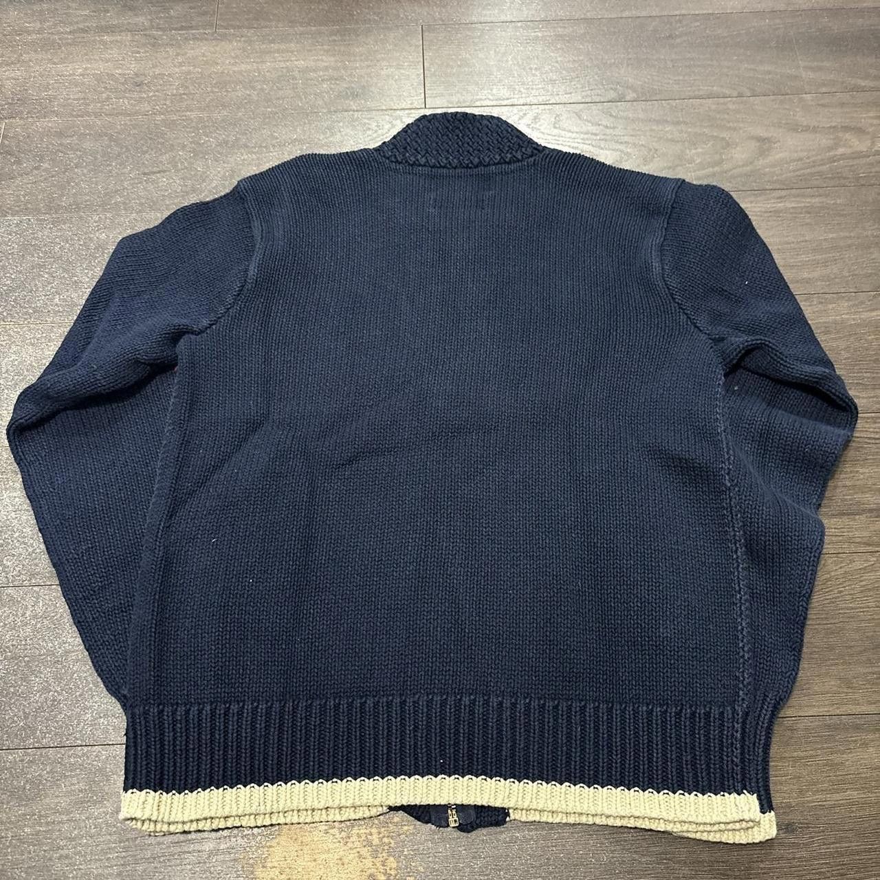 Vintage Polo Ralph Lauren zip up cardigan sweatshirt 90s M