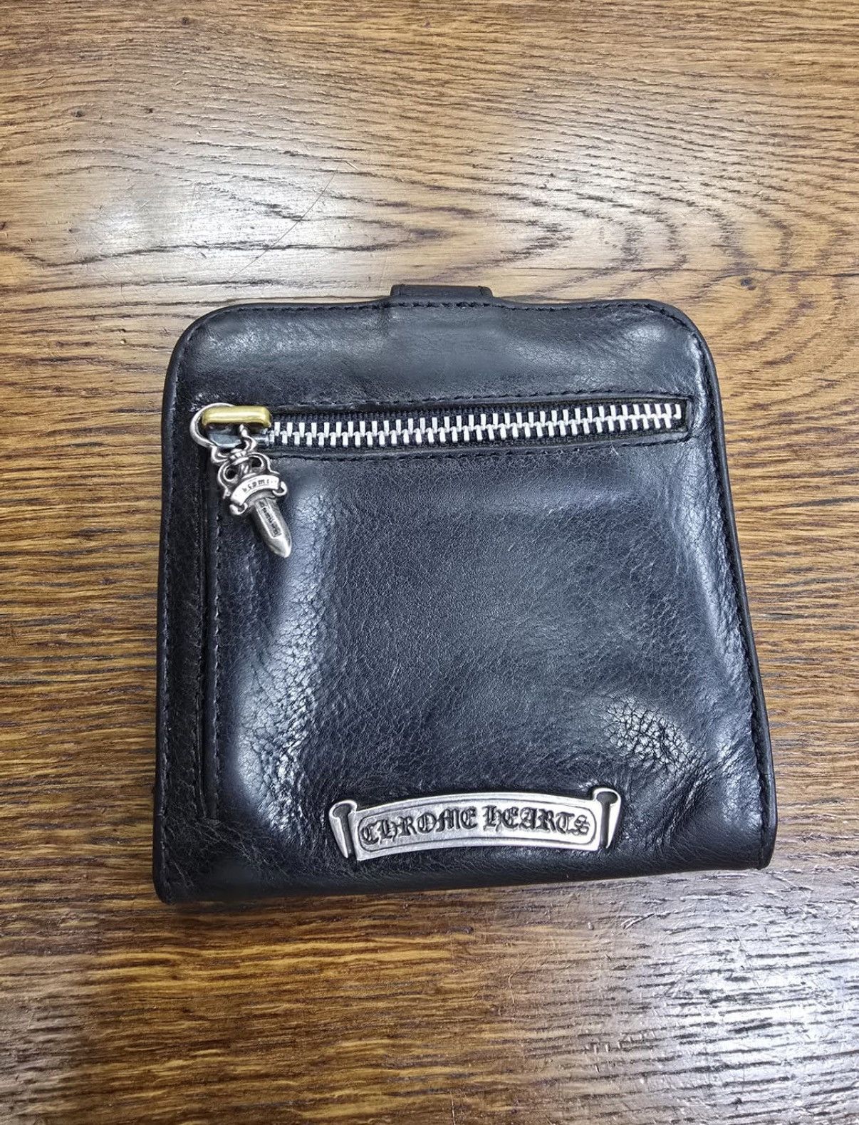 Chrome Hearts Chrome Hearts JOEY Scroll Wallet black | Grailed