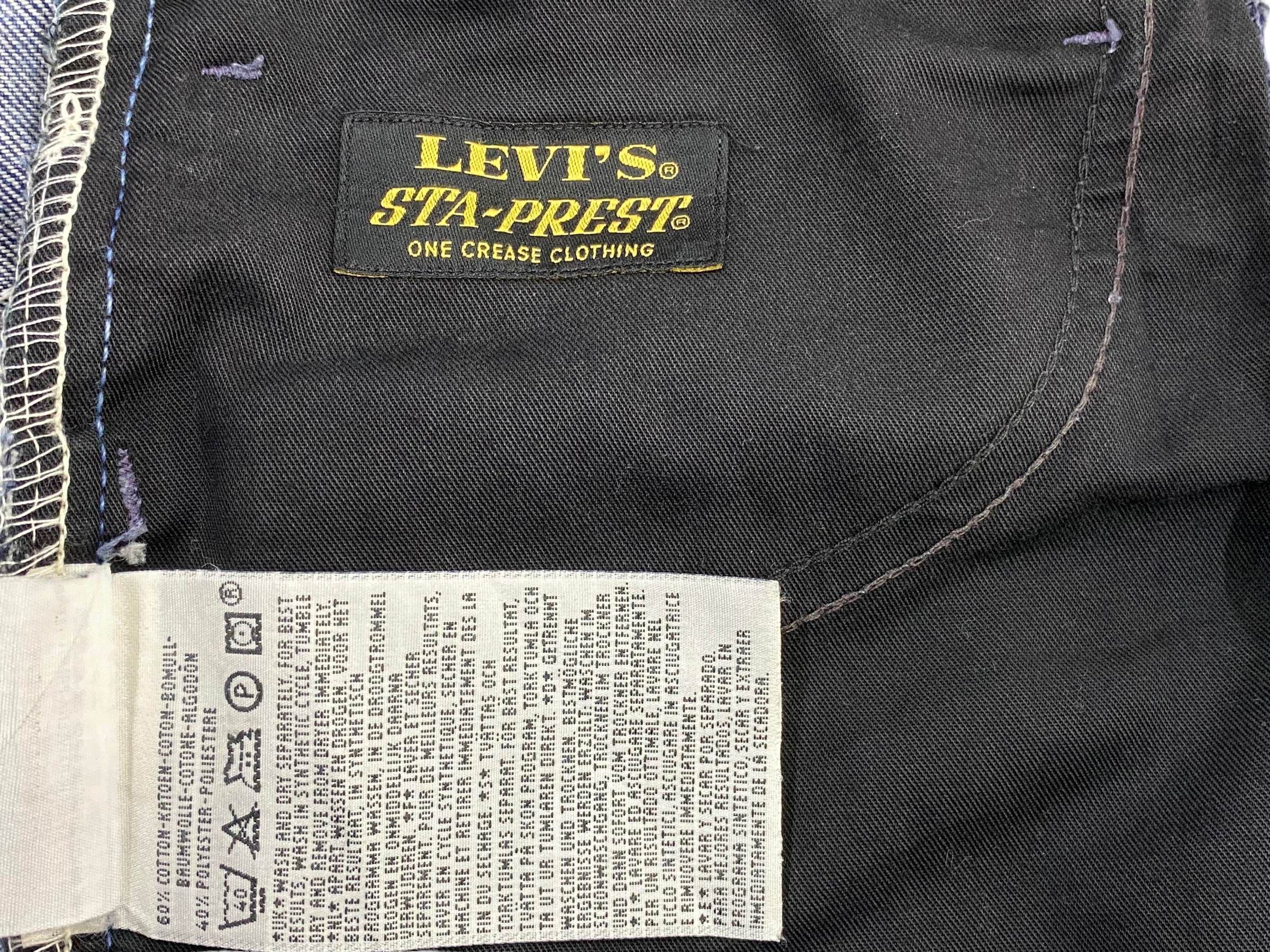 Levi's × Levi's Vintage Clothing Levis Sta-Prest Jeans Light Wash Jeans Size US 31 - 13 Thumbnail