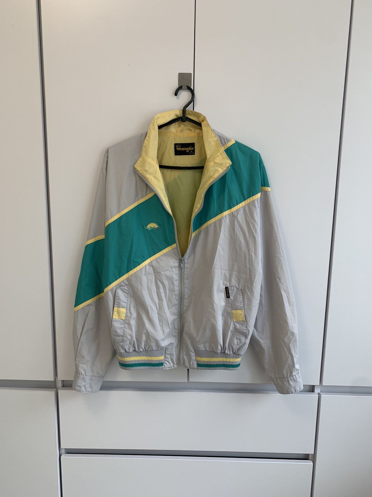 Vintage × Wrangler Vintage 90s Wrangler USA Nylon Light Jacket Windbreaker Rare Size US M / EU 48-50 / 2 - 1 Thumbnail