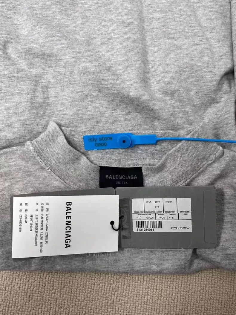 Balenciaga Balenciaga Letter Logo Printed Short Sleeve T-Shirt Size US S / EU 44-46 / 1 - 5 Thumbnail