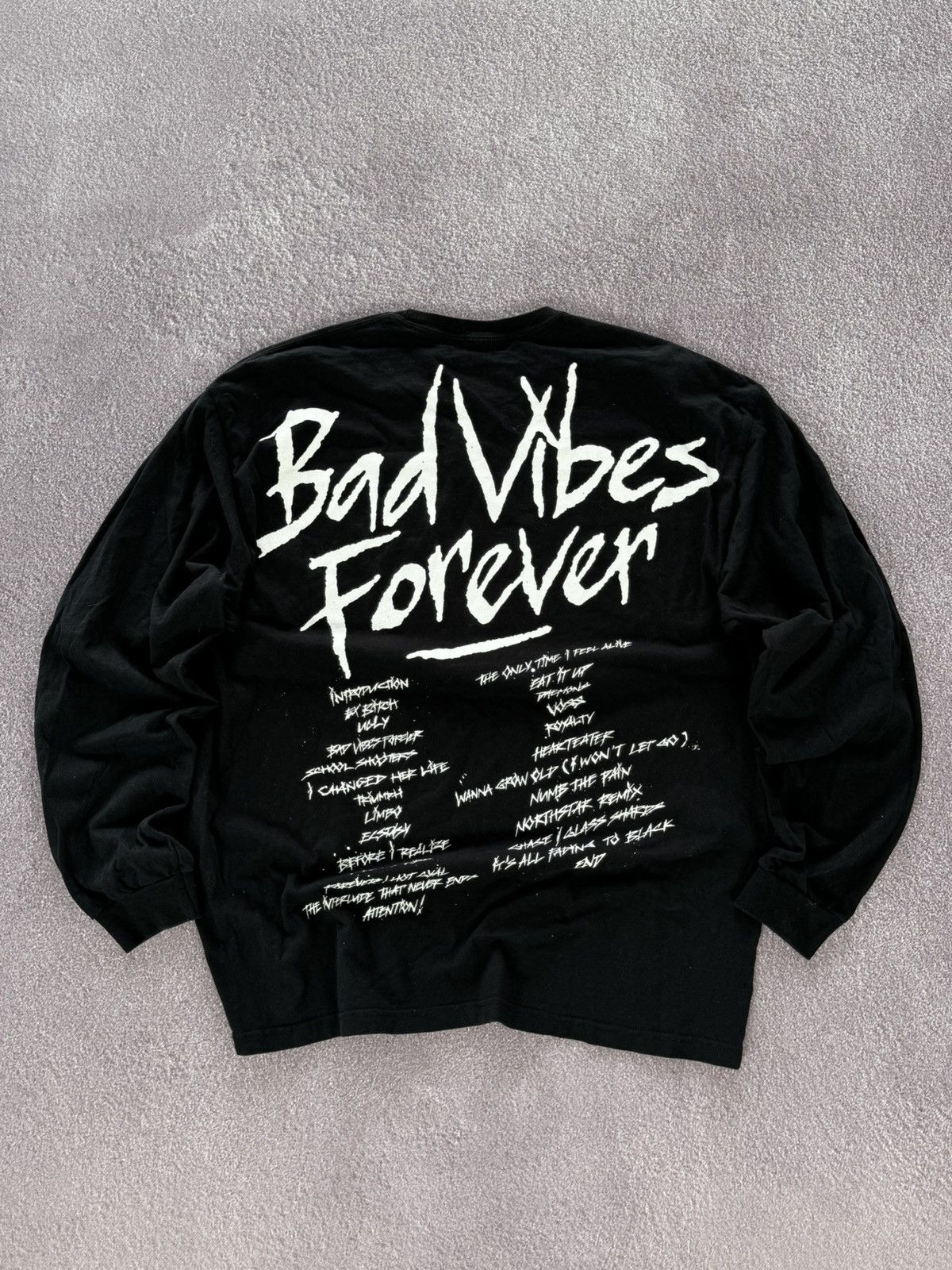 XXXTENTACION Bad Vibes Forever People Suck Longsleeve