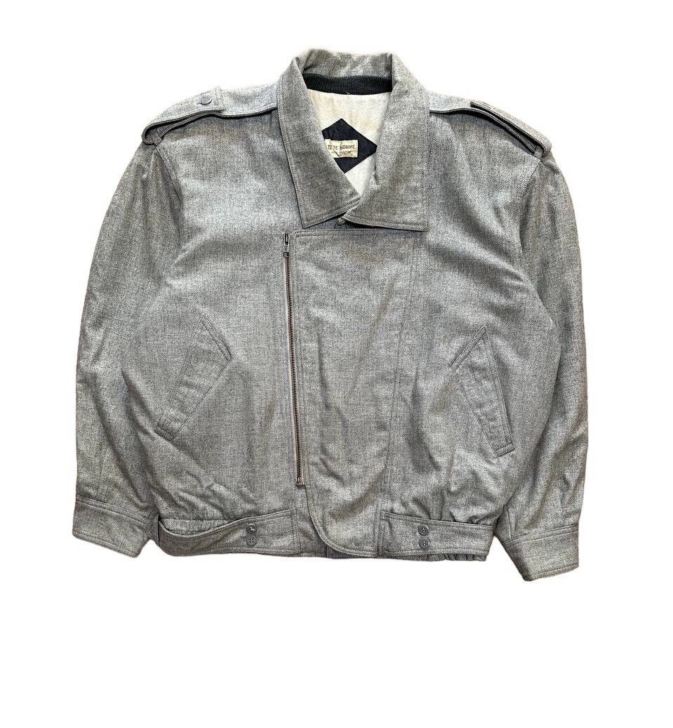 Japanese Brand Tete Homme Bomber Jacket Size US L / EU 52-54 / 3 - 2 Thumbnail