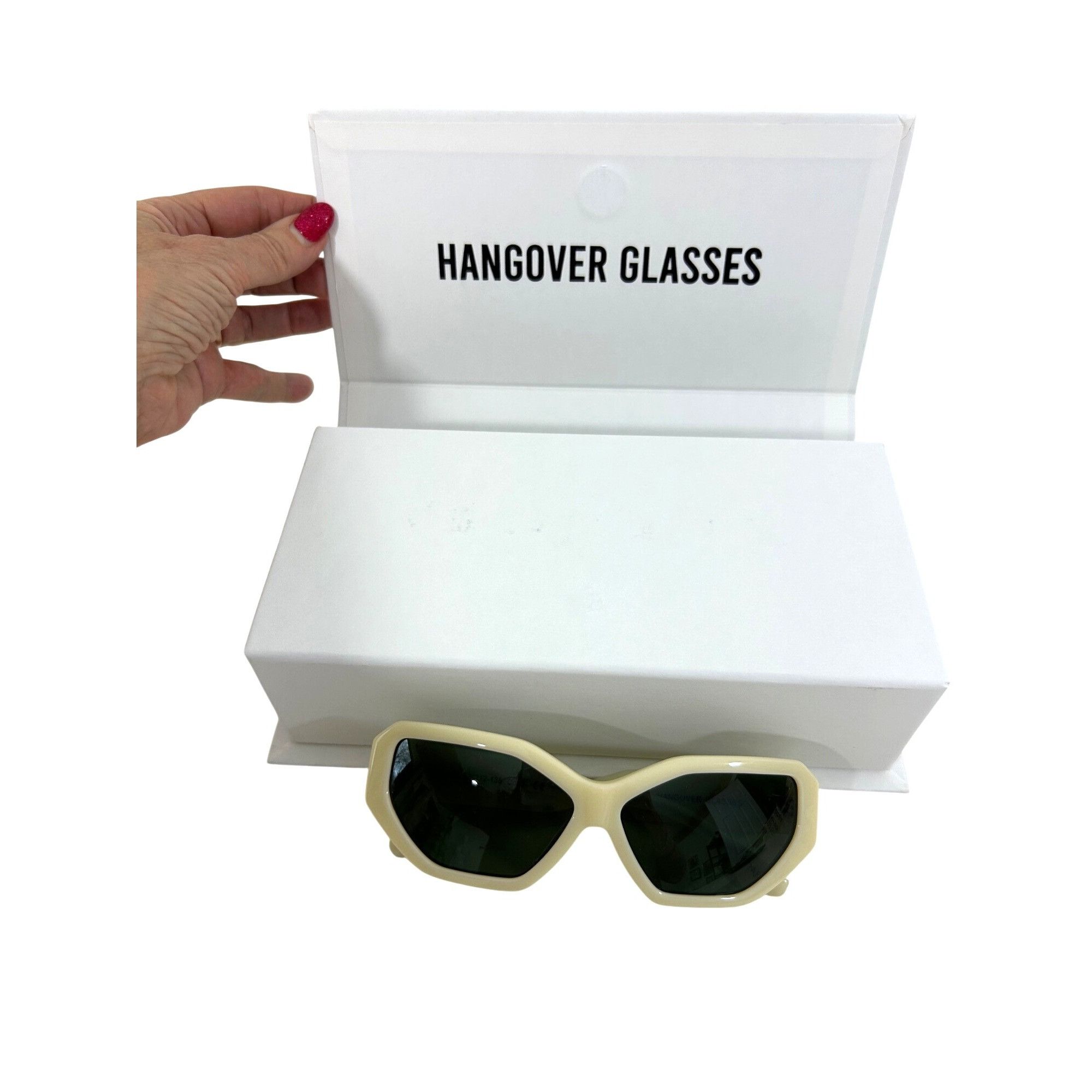 Other Meraki Hangover Glasses Cream Green Fashion Sunglasses Faux Size ONE SIZE - 4 Thumbnail