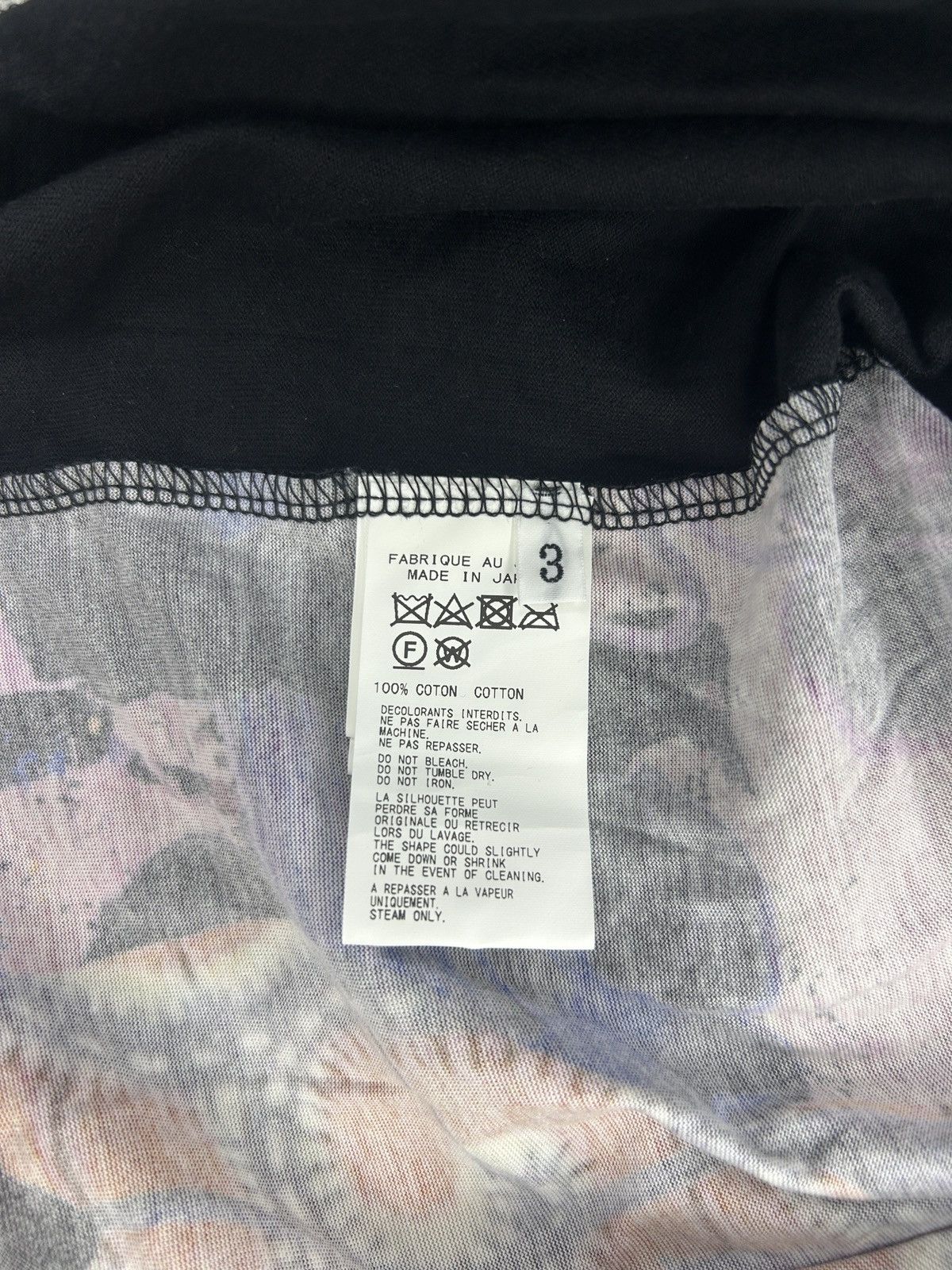Yohji Yamamoto S/S 23 YYPH Patchwork Print Tshirt Size US L / EU 52-54 / 3 - 6 Thumbnail