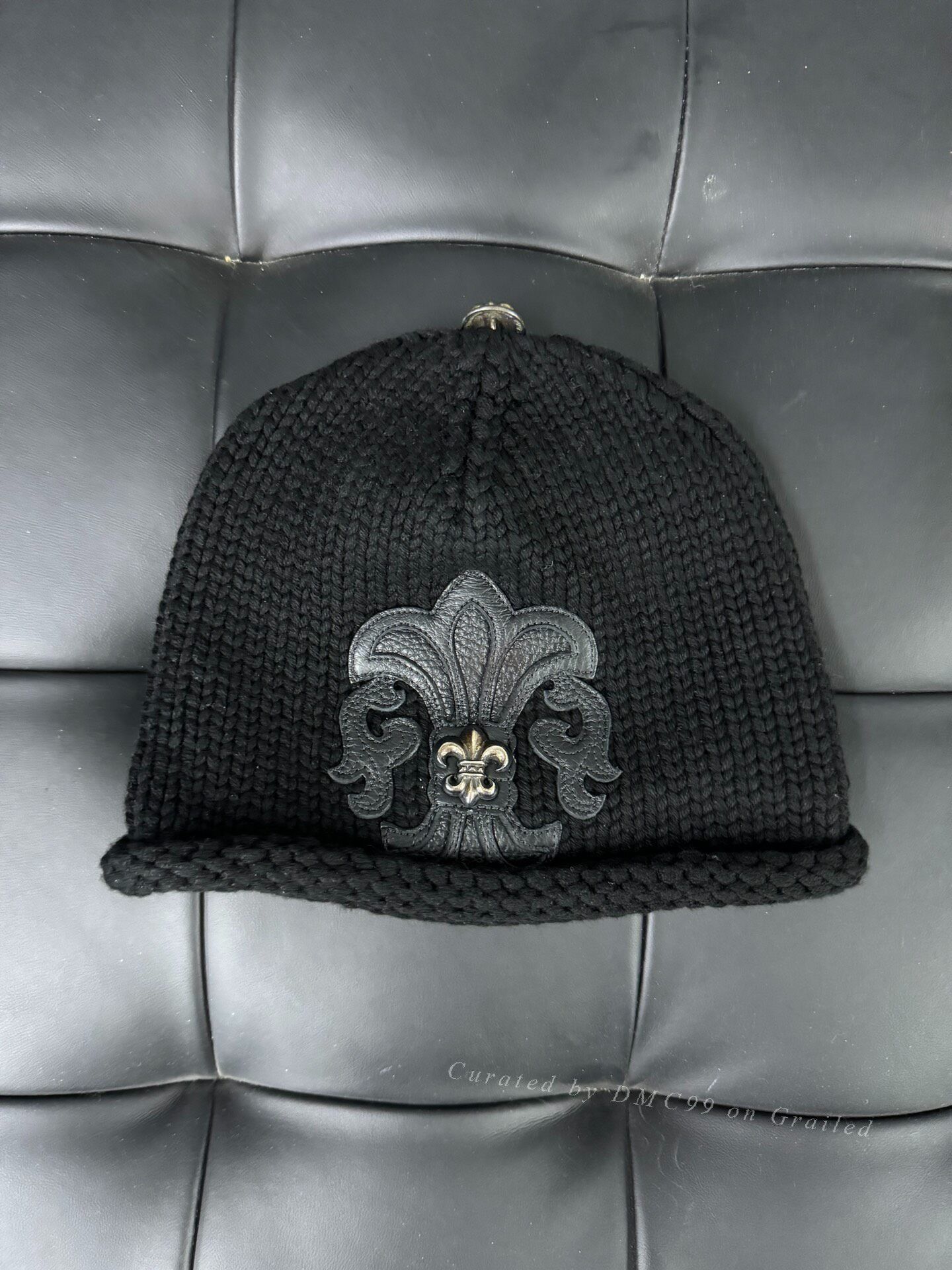 Chrome Hearts Chrome Hearts Silver Ornament Beanie Size ONE SIZE - 1 Thumbnail