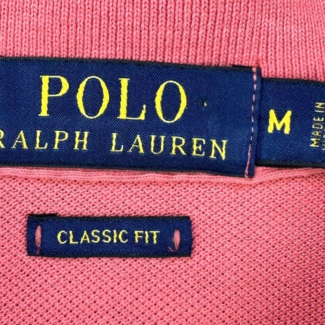 Polo Ralph Lauren Polo Ralph Lauren Shirt Polo Men Medium Pink Classic Fit Short Sleeve Rugby Pony Size US M / EU 48-50 / 2 - 4 Thumbnail