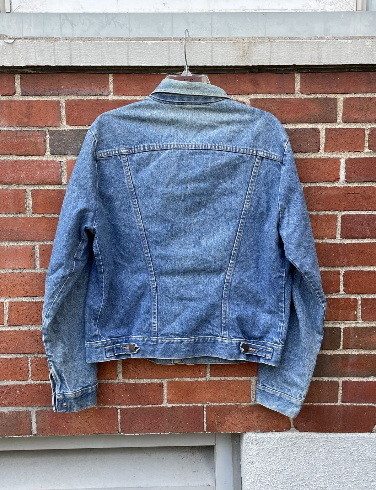Rustler Vintage 80s Rustler Jean Jacket Super 13oz Denim Distressed Size US L / EU 52-54 / 3 - 6 Thumbnail