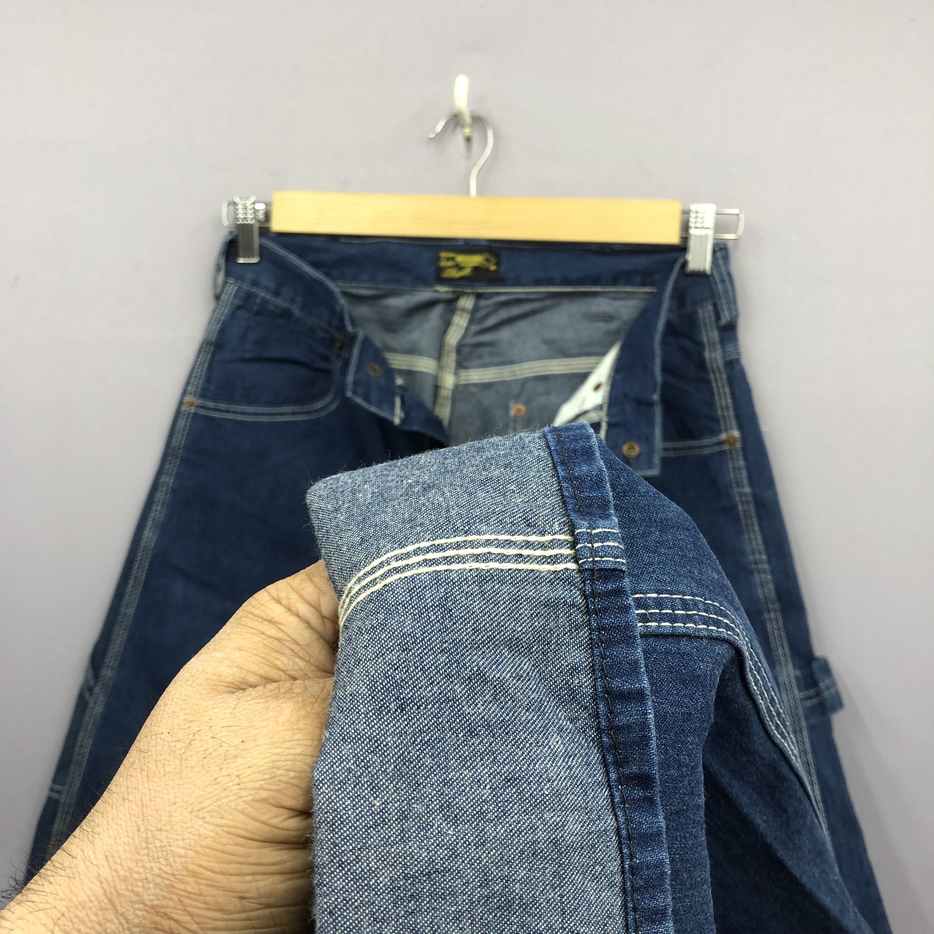 HyperDenim 90s Japanese Carpenter Baggy Jeans Skater Multipocket Denim Size US 30 / EU 46 - 9 Thumbnail