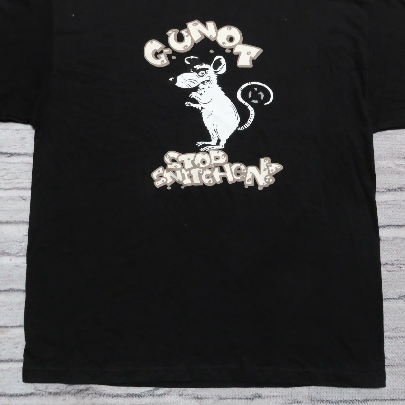 Walls Vintage G-Unot The Game Black Wall Street Rap T shirt XX-Large Mens Shirt Shirt Black 00s 90s Merch Size US XXL / EU 58 / 5 - 3 Thumbnail