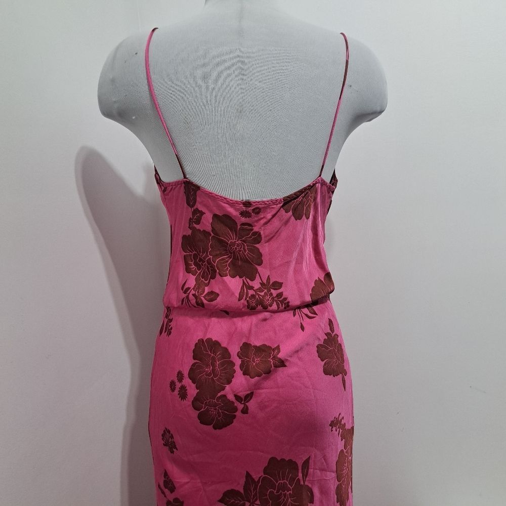 Zara Zara Floral Print Cowl Neck Feminine Glam Sleeveless Maxi Dr Size M / US 6-8 / IT 42-44 - 8 Thumbnail