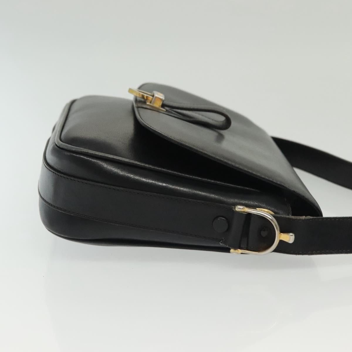 Celine CELINE Shoulder Bag Leather Navy Gold Size ONE SIZE - 4 Thumbnail