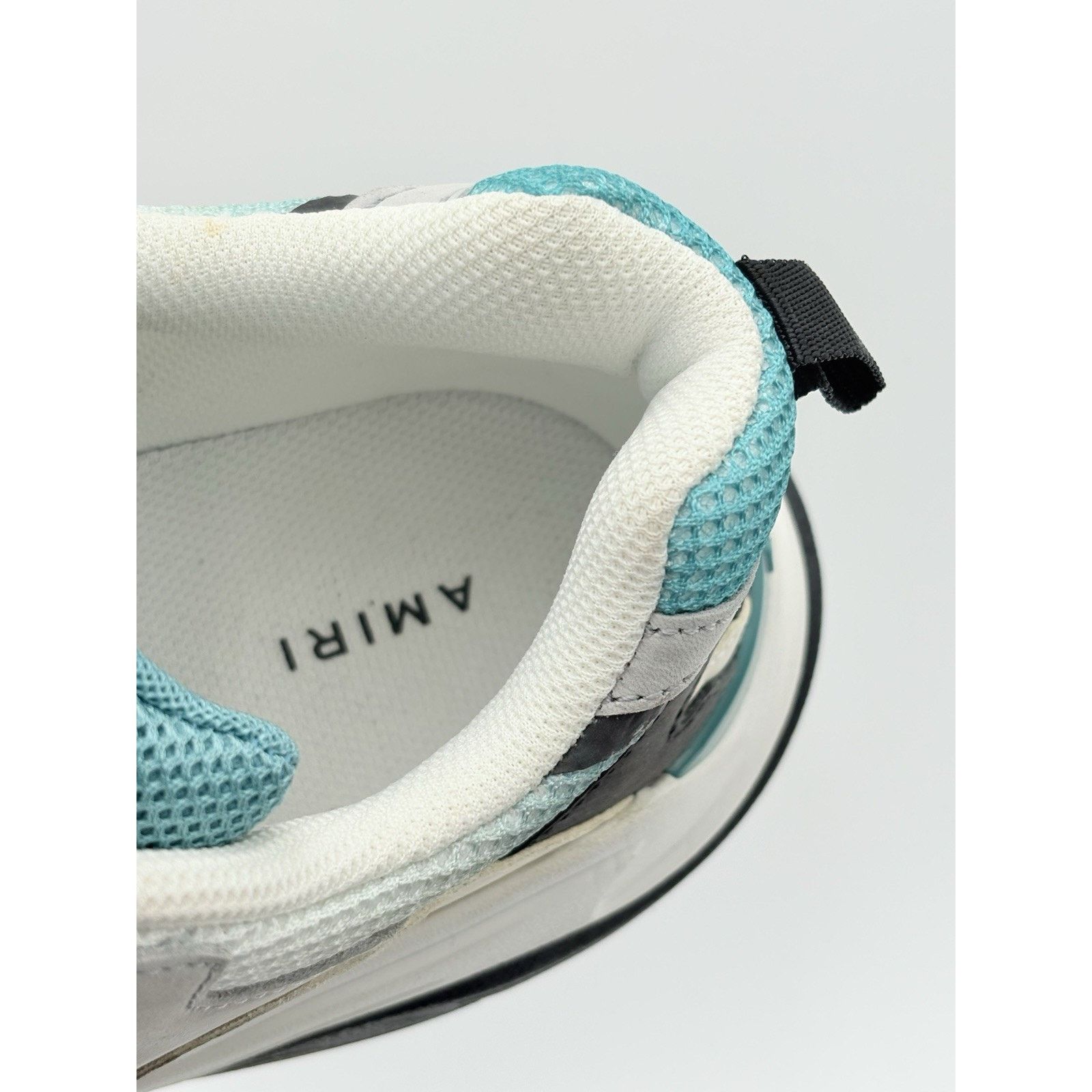 Amiri Amiri Bone Runner ' White Black Blue Grass ' | SUPER CLEAN! Size US 11 / EU 44 - 12 Thumbnail