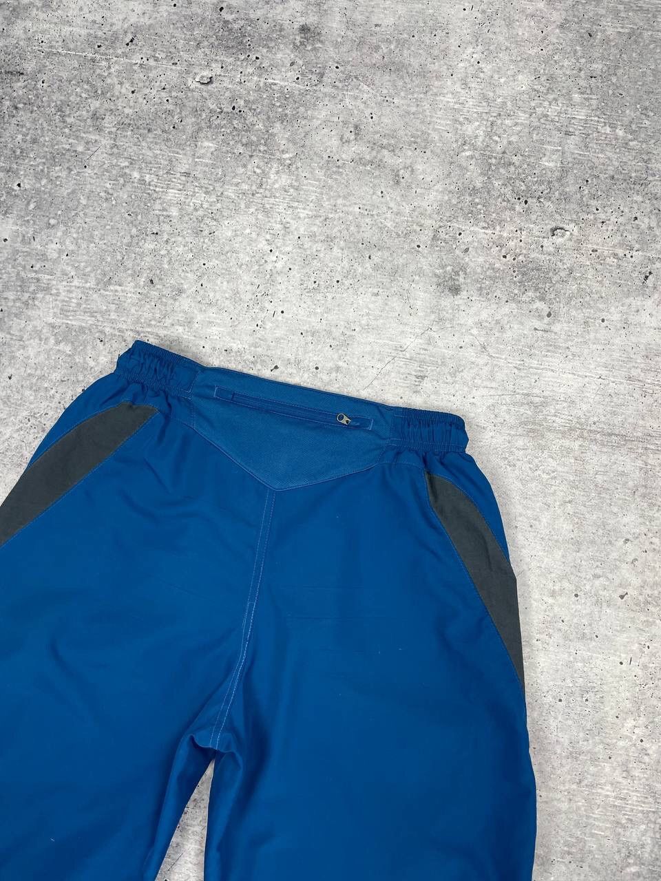 Nike × Vintage Vintage Nike 90’s Y2K Style Big Logo Drill Blue Shorts Size US 30 / EU 46 - 17 Thumbnail