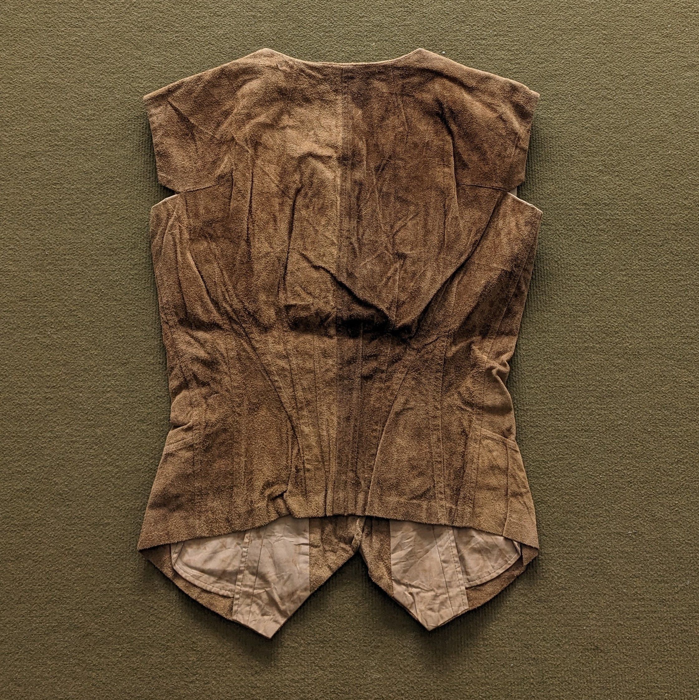 Yohji Yamamoto Vintage Yohji Yamamoto A-57 Leather Vest Size US S / EU 44-46 / 1 - 2 Thumbnail