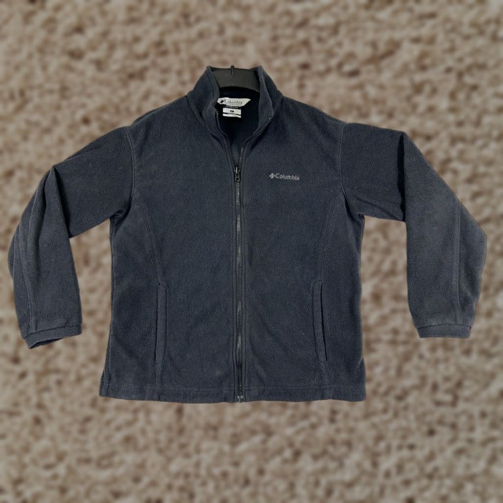 The North Face The North Face Jacket Womens Large Gray Full Zip Fleece 100% Polyester Mock Neck Size L / US 10 / IT 46 - 1 Thumbnail
