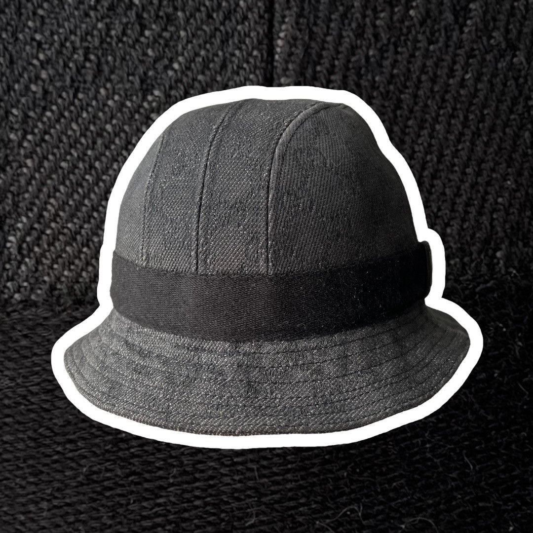 GUCCI デニム バケットハット Lサイズ 59cm Gucci Bucket Hat Blue Denim Beige GG Monogram Logo Leather