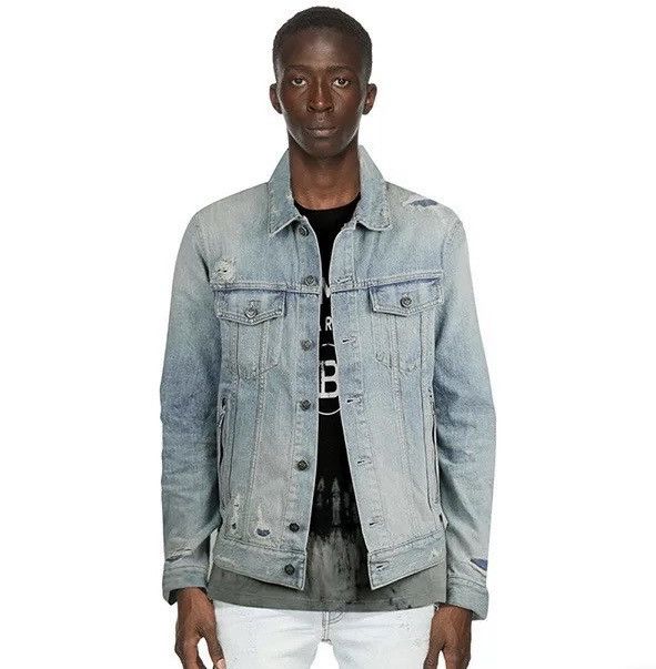 Balmain denim jacket mens best sale