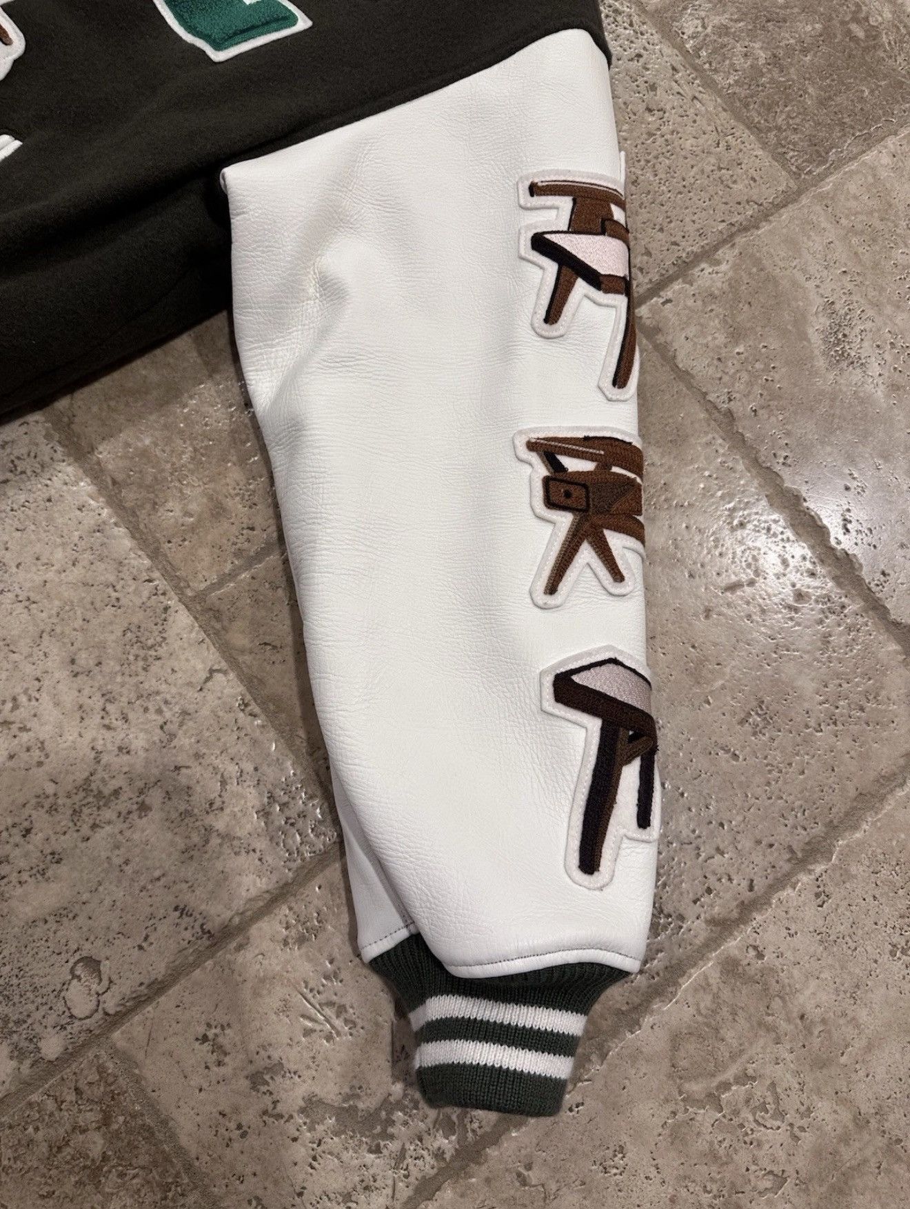 READYMADE Readymade Chair Logos Varsity Lettermen Green Jacket Size US M / EU 48-50 / 2 - 6 Thumbnail