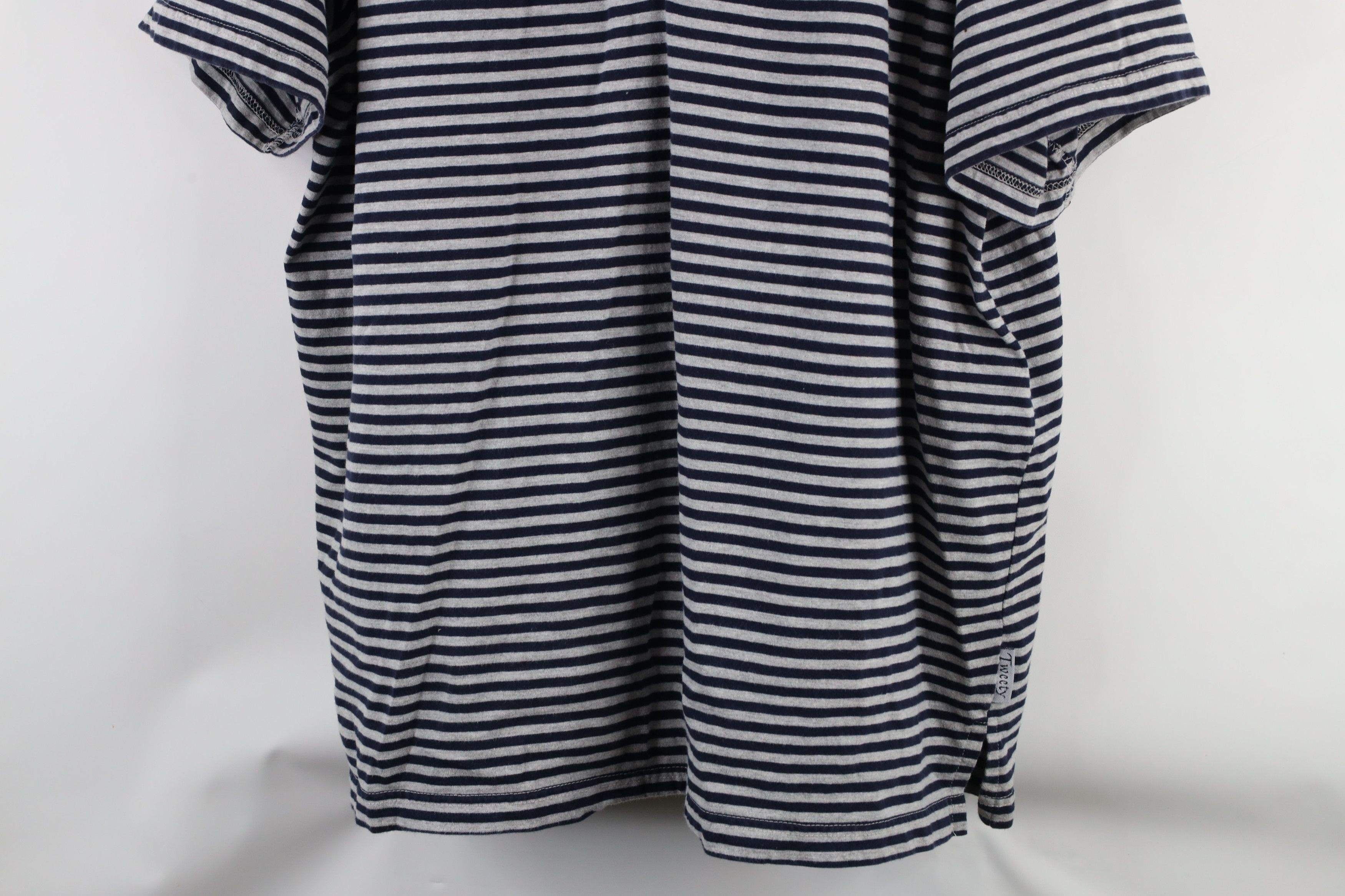 Vintage Vintage 90s Looney Tunes Striped Tweety Bird Henley T-Shirt Size 4XL / US 24-26 - 3 Thumbnail