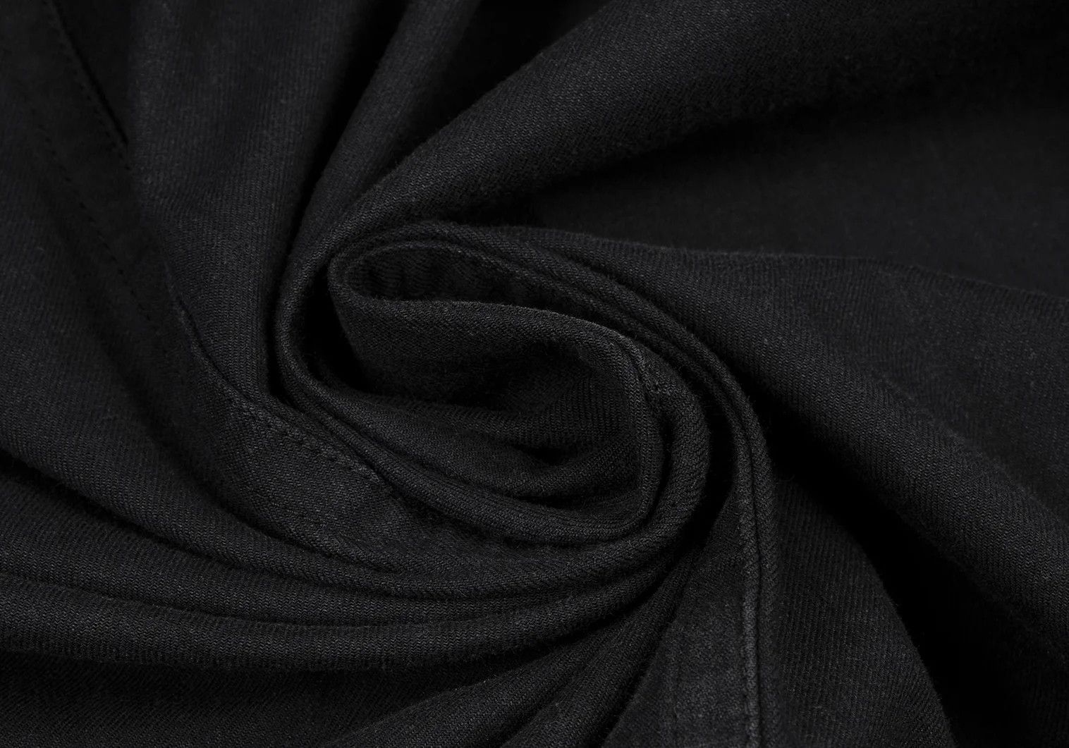 Issey Miyake Cotton Layered No-Collar Jacket in Black Size M Size US M / EU 48-50 / 2 - 16 Thumbnail