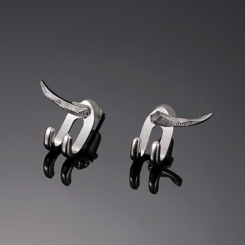 Jewelry Future Earrings One Pairs Chrome Jewelry Size ONE SIZE - 2 Thumbnail