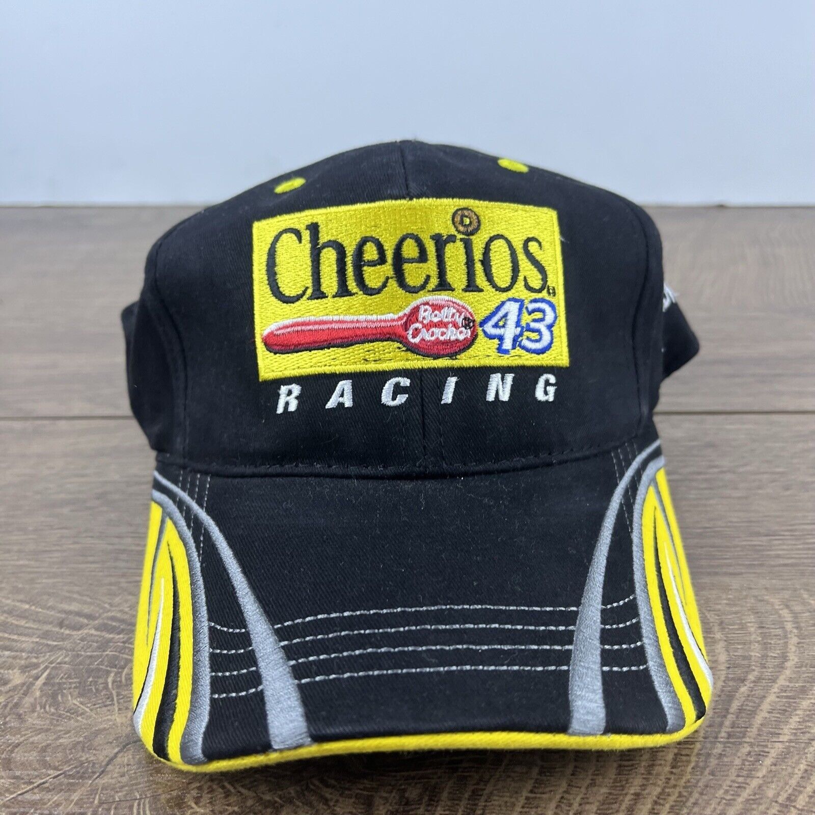 Other Bubba Wallace Hat Cheerios 43 NASCAR Hat Black Hat Adjustabl Size ONE SIZE - 2 Thumbnail
