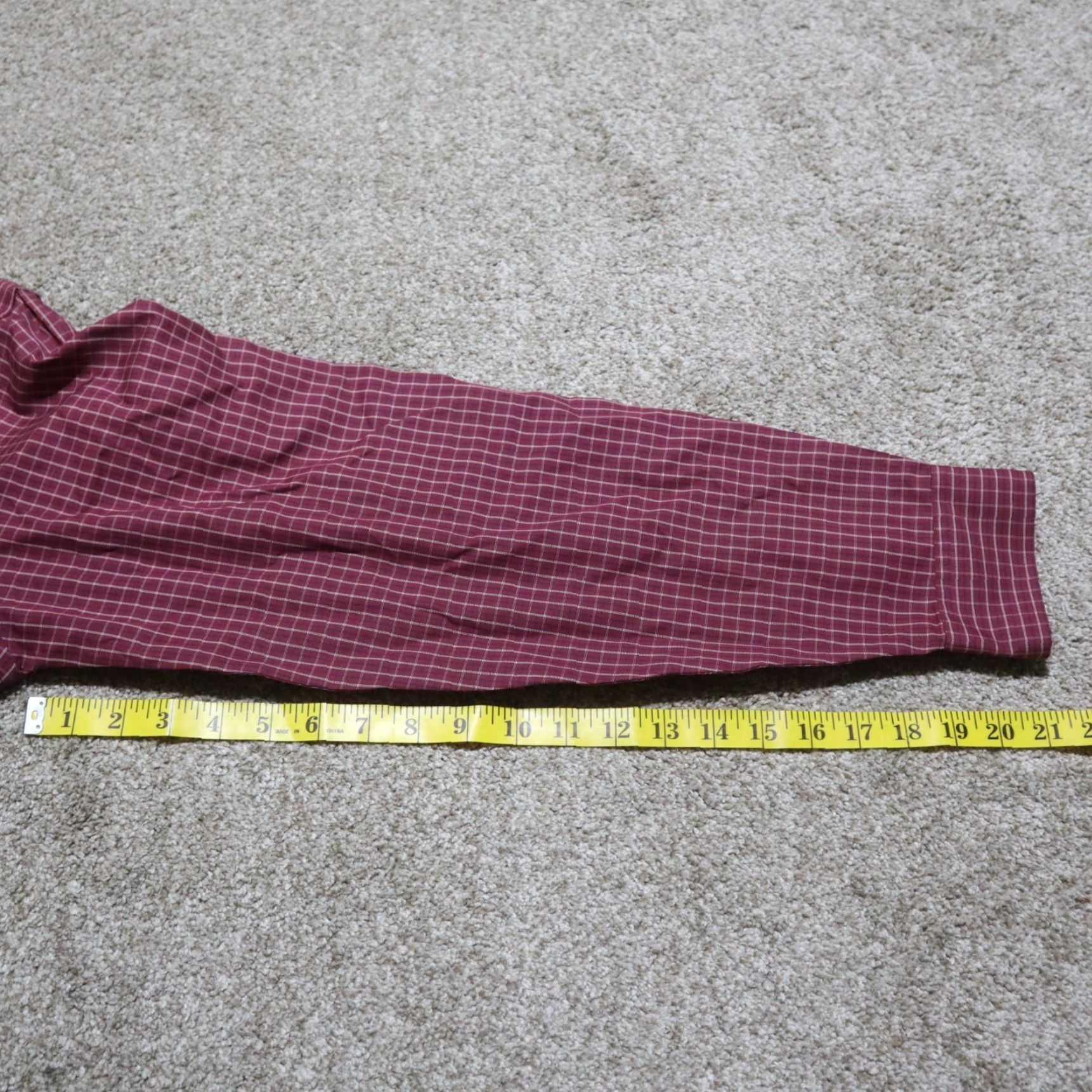 Vintage VINTAGE L.L. Bean Shirt Plaid Button-Up Mens 15.5 35 Red Check-Pattern Casual Size US M / EU 48-50 / 2 - 6 Thumbnail